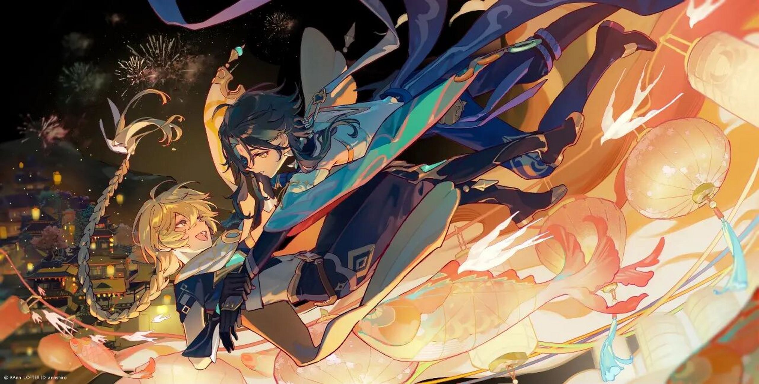 魈空    新壁纸好爱 画师:lofter #ann