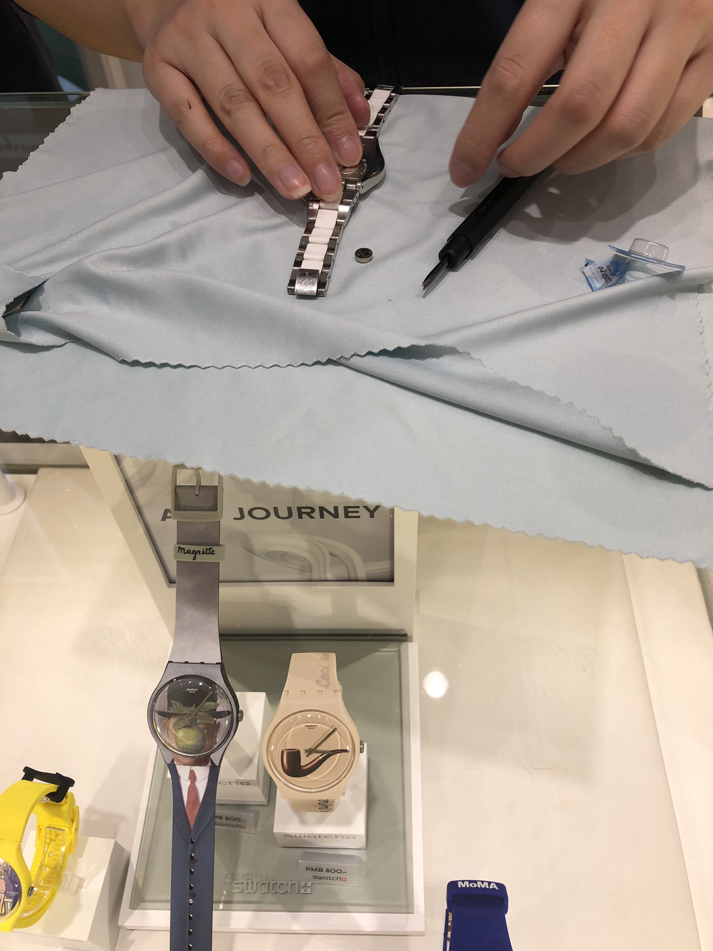 swatch手表换电池免费