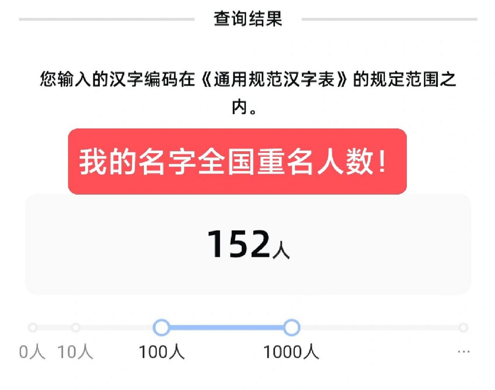 我的名字,14亿人口中竟然只有152人重名!
