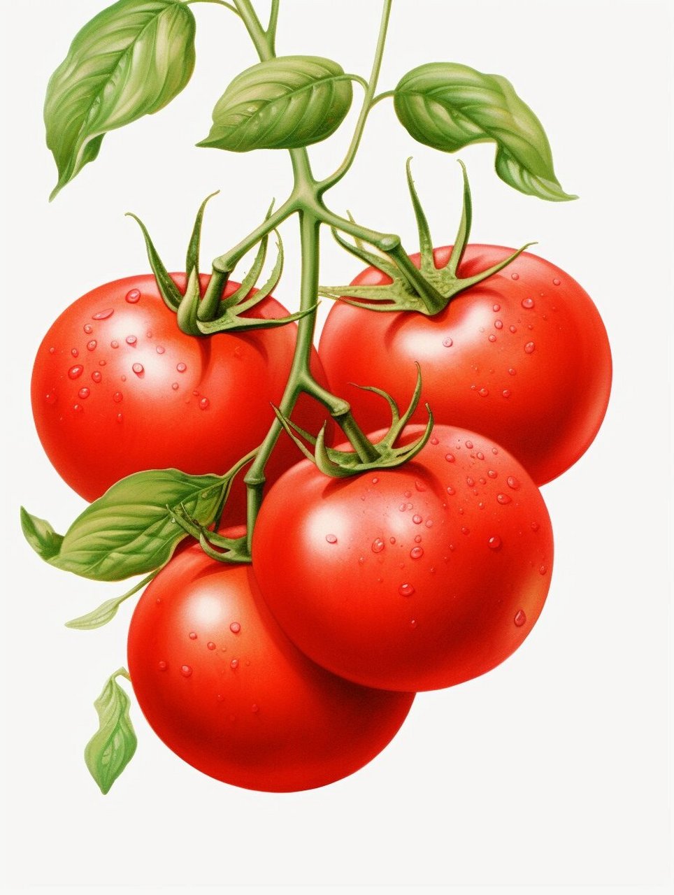 绘画素材集 // 高颜值的西红柿97