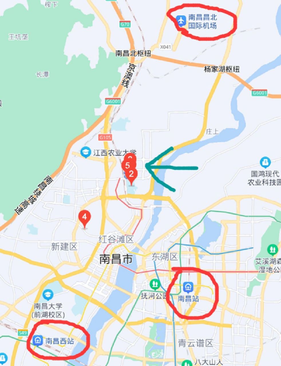 华东交通大学位置篇 【华东交通大学在南昌市的位置及交通情况】 华东