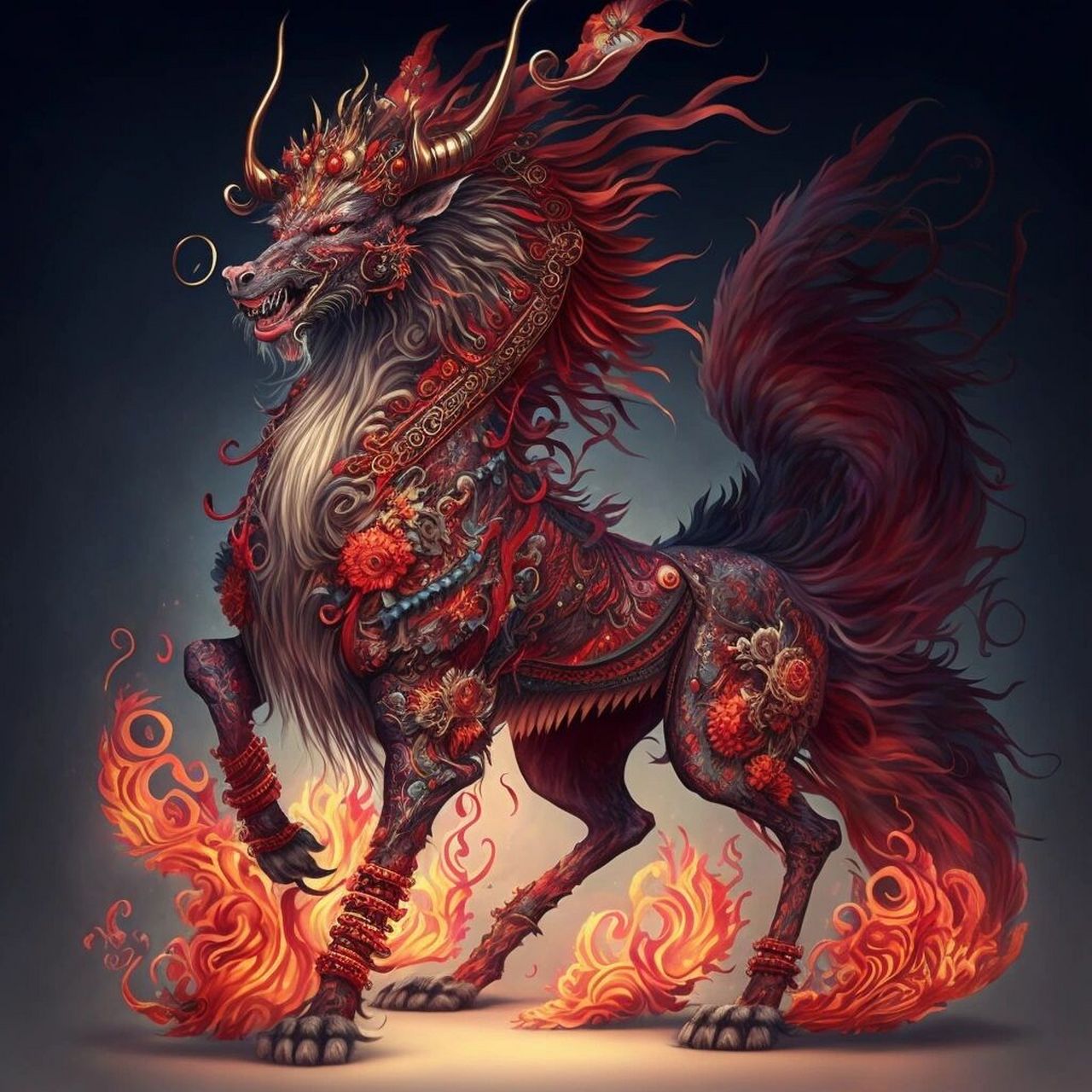 中国火神兽图片