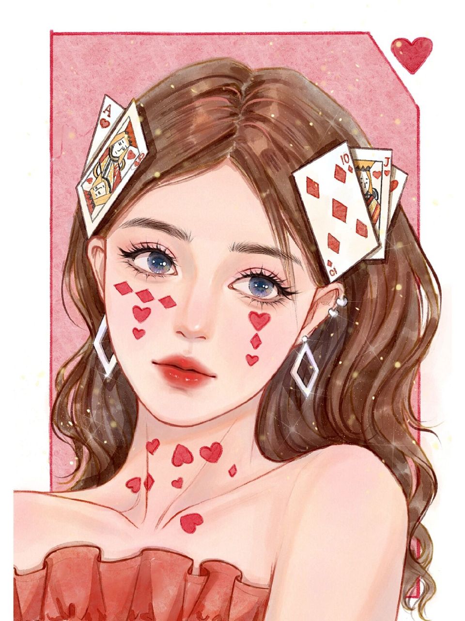 闺蜜头像|黑桃7815vs红桃7315 甜酷黑桃7815vs温柔红桃