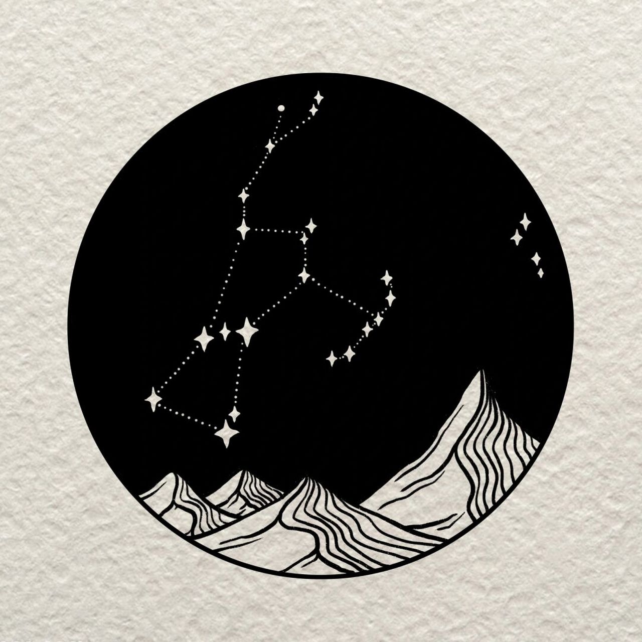 简笔画|今夜星河 今日份星空简笔画,大家学废了吗[捂脸][捂脸]