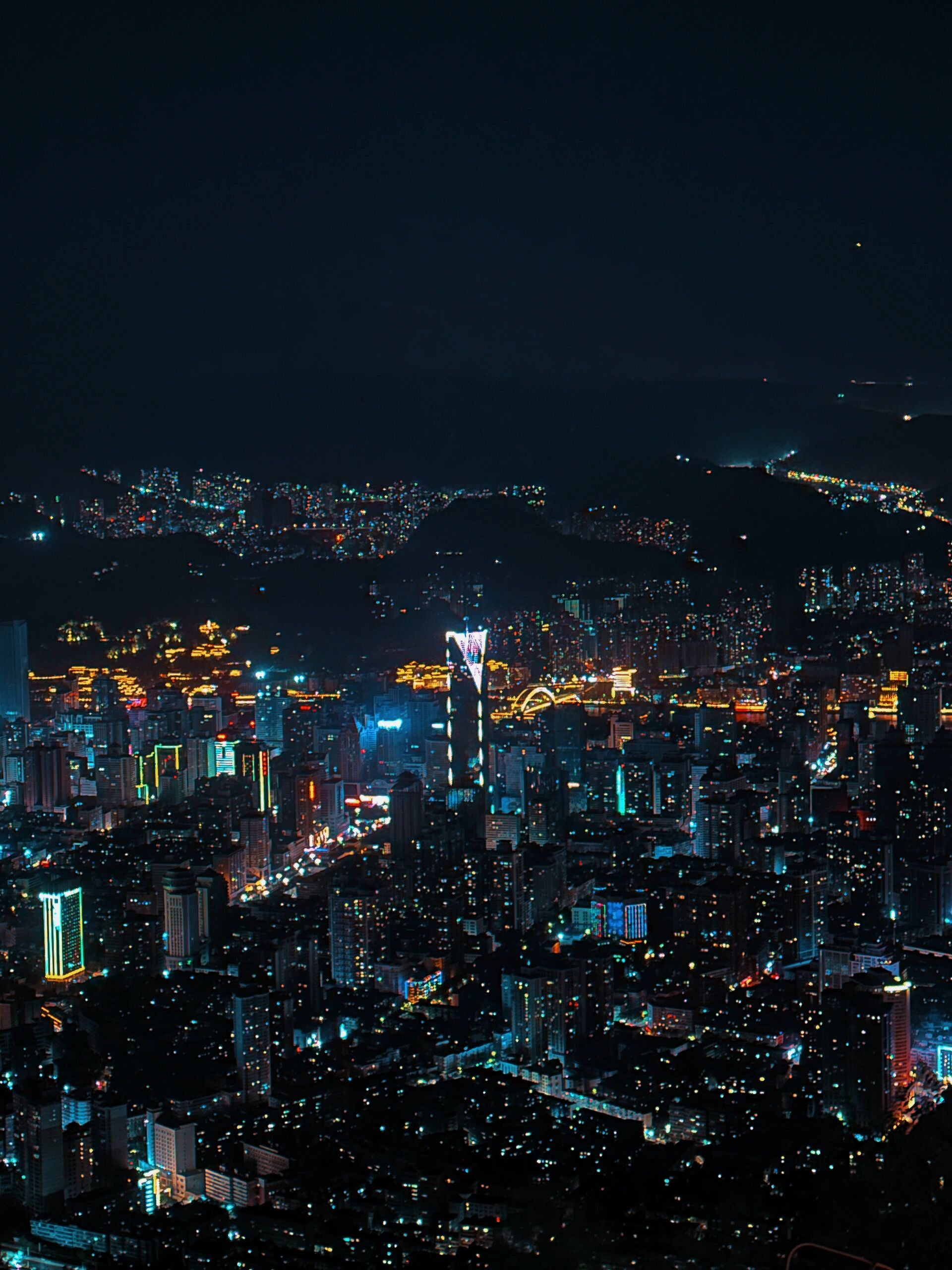 临沂夜景图片 兰山区图片