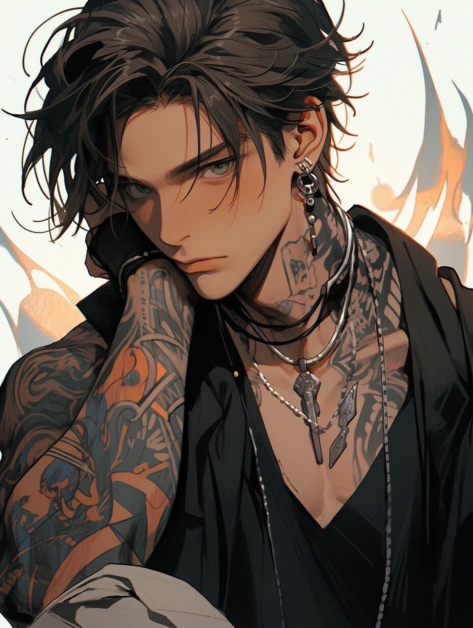 niji|优质纹身男生头像,酷         有谁和我一样喜欢纹身,二次元