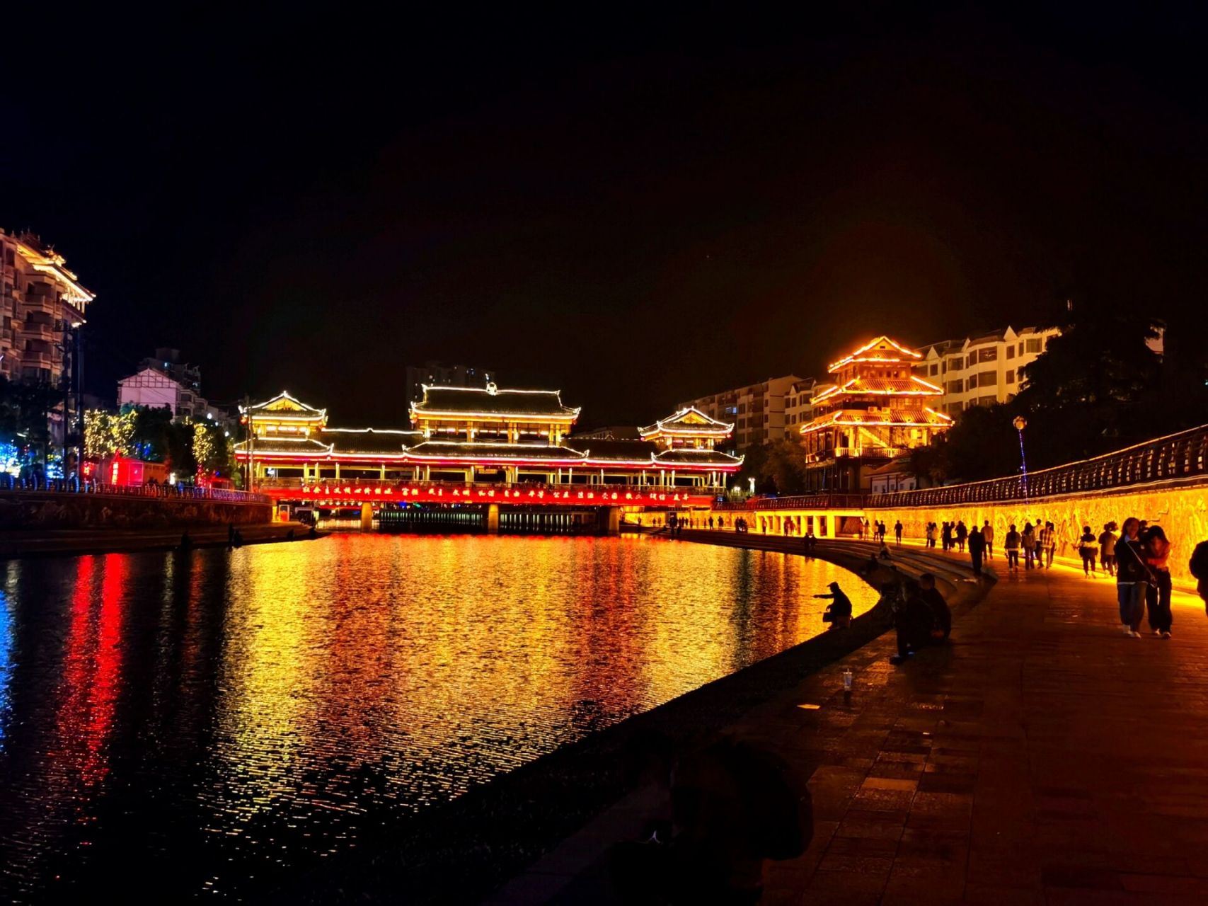 台江县夜景图片图片
