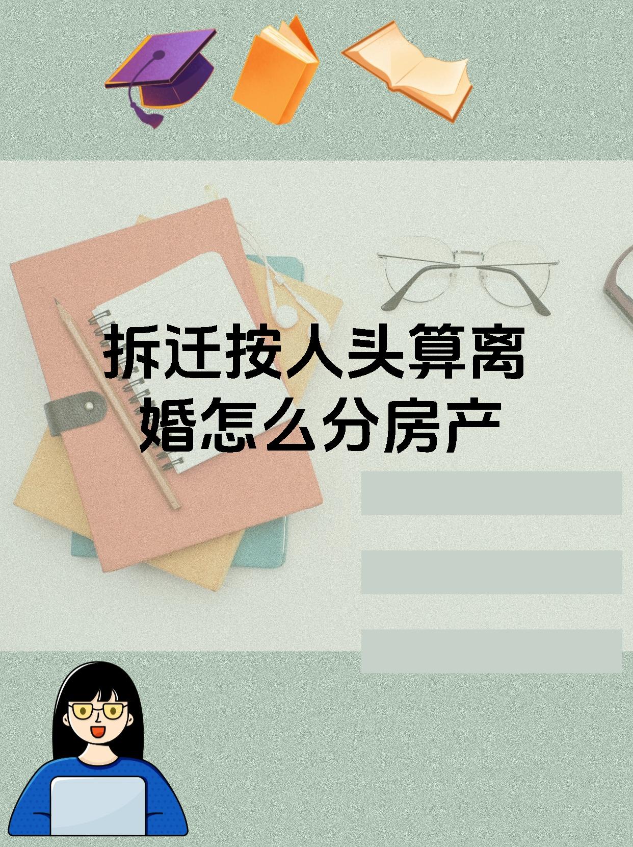 按人头分的拆迁房离婚怎么分
