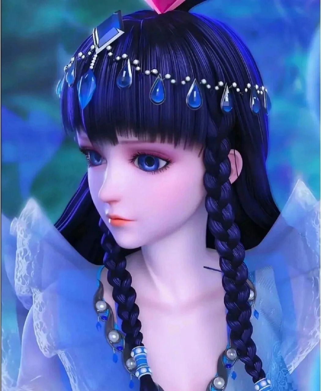 罗丽王默黑化前后对比图,你觉得哪个最好 我最喜欢她穿水王子送的礼服