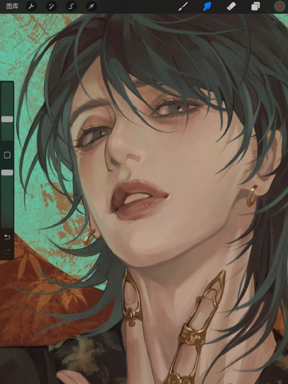 狼尾少主 越画越二次元了(挠头