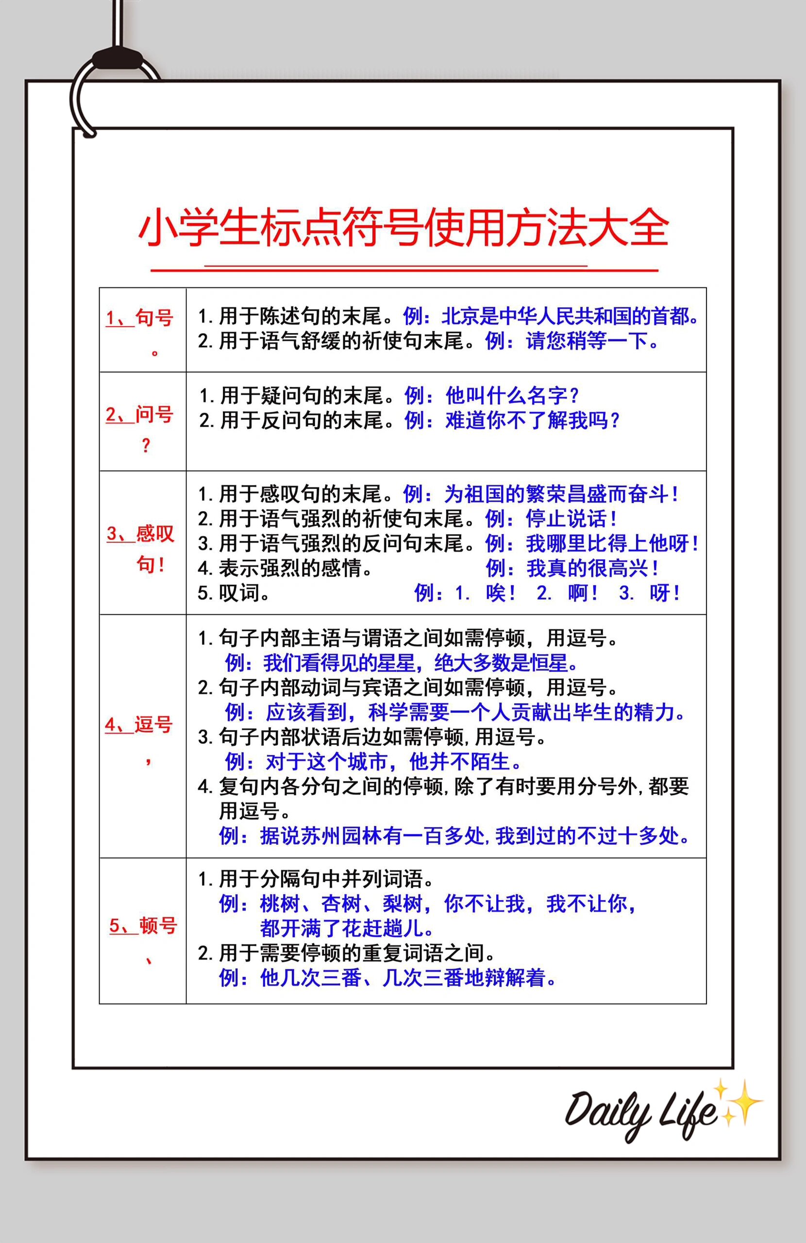 标点符号使用大全