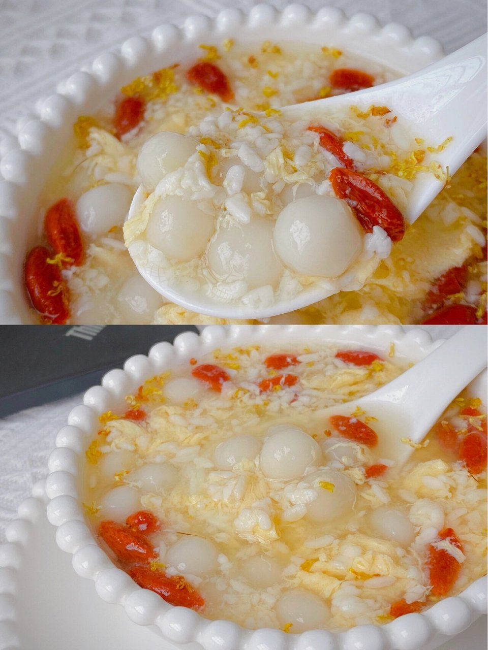 酒酿桂花小圆子 |暖胃补气香甜软糯的小甜品 秋日限定的酒酿桂花小