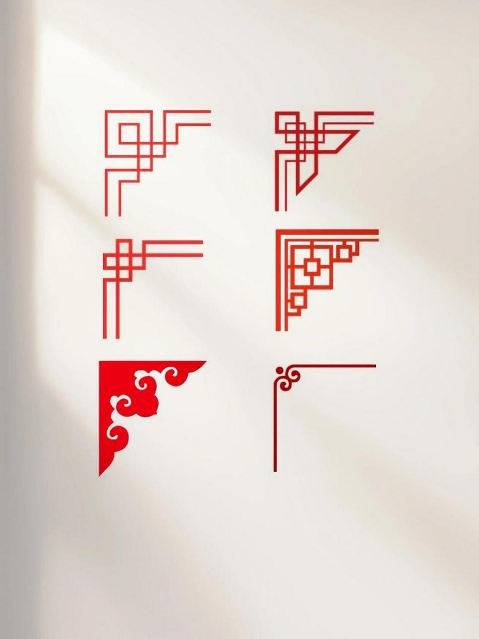 今天 给大家来分享素材啦 超97中国风元素 |国风边框素材 古风复古