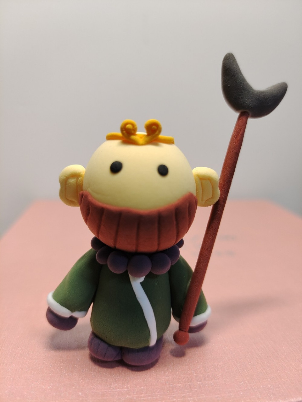 超轻粘土 西游记 第一次仿捏人物 q版的唐僧师徒四人