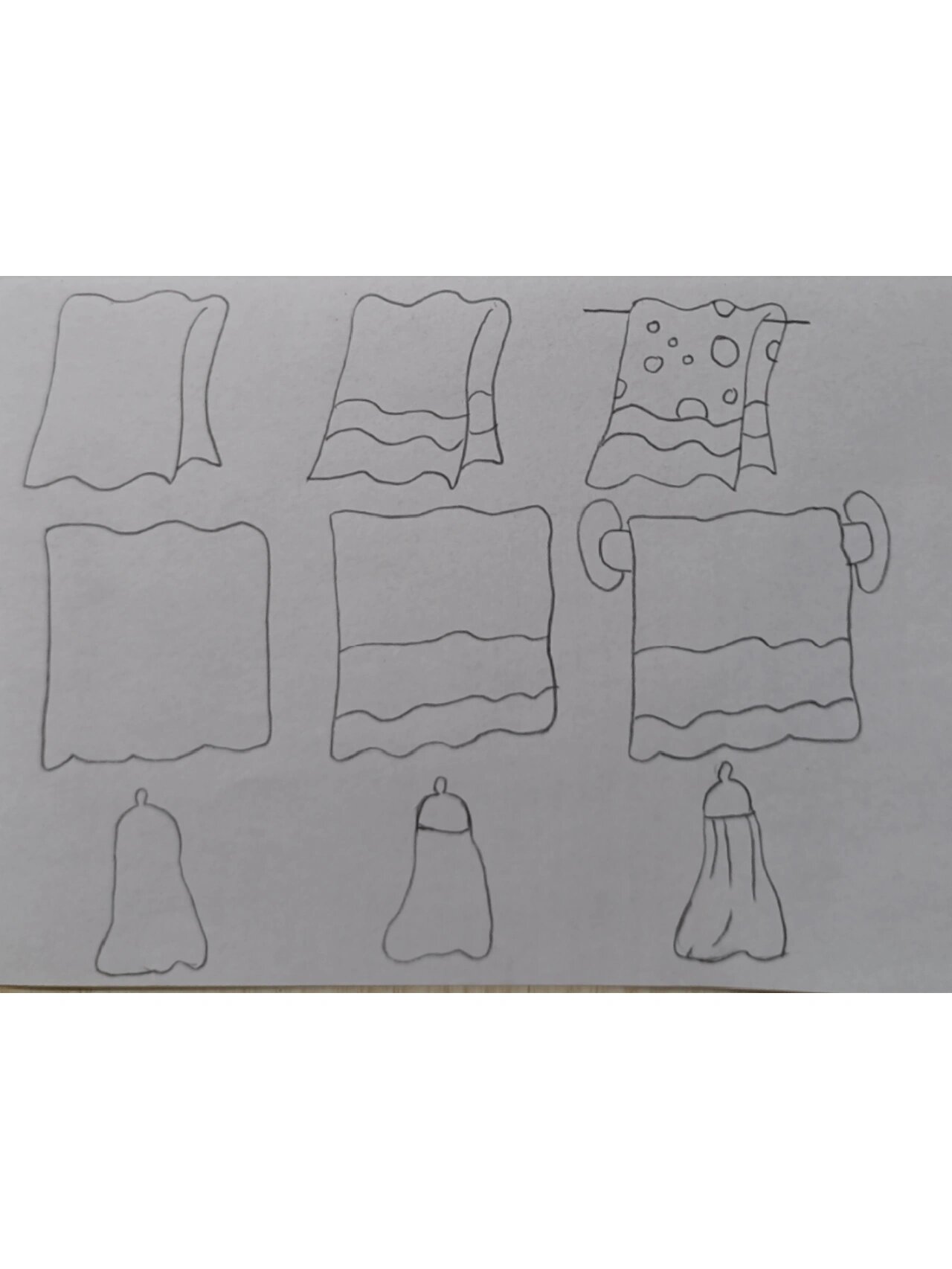 简笔画(469)毛巾