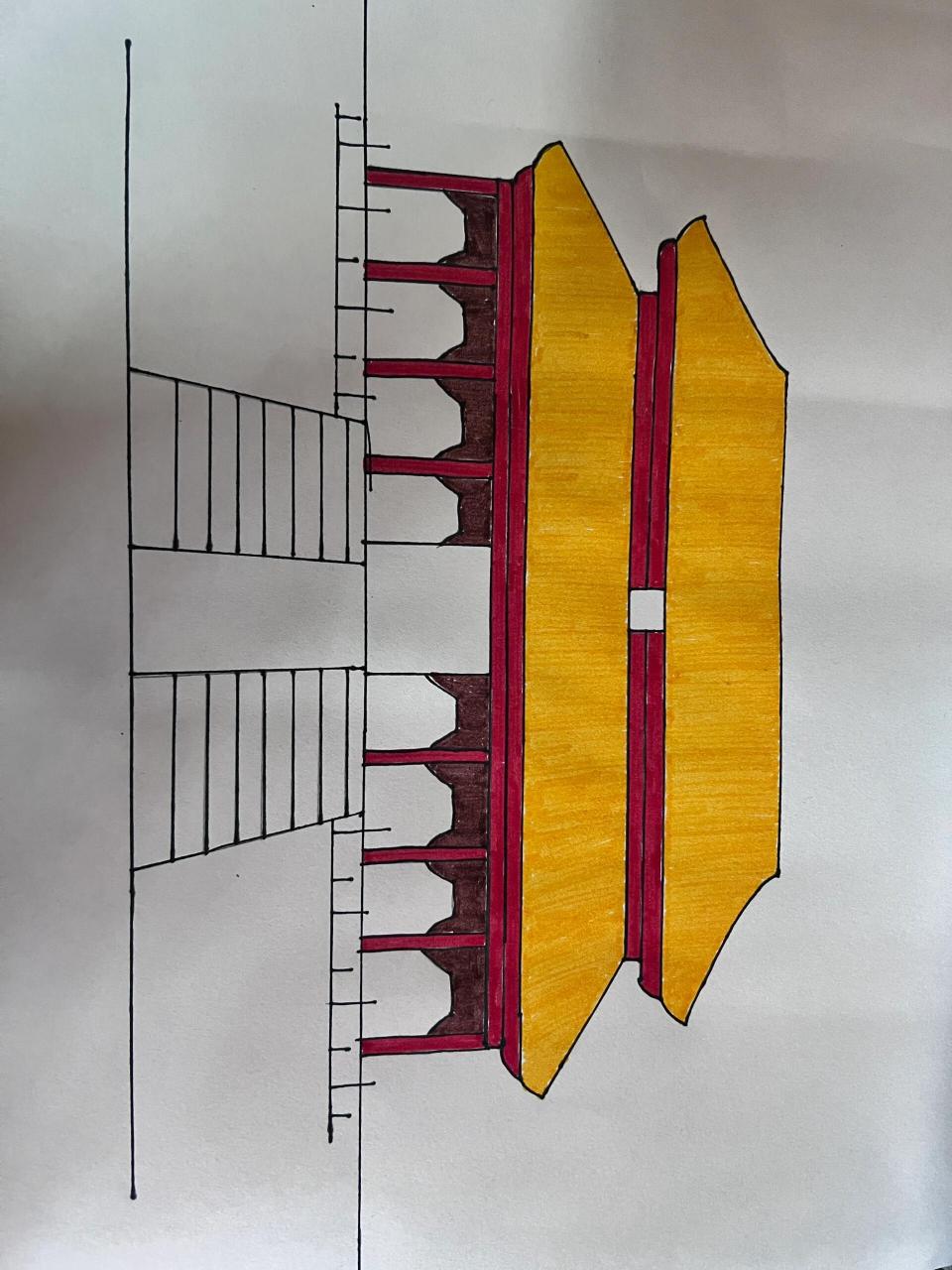 幼儿简笔画 北京故宫简笔画