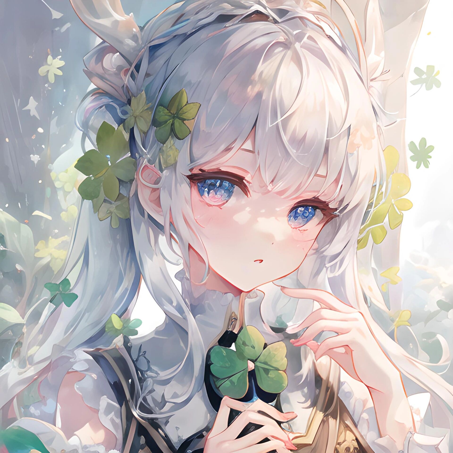 四叶草的约定丨四叶草92丨女生动漫闺蜜头像