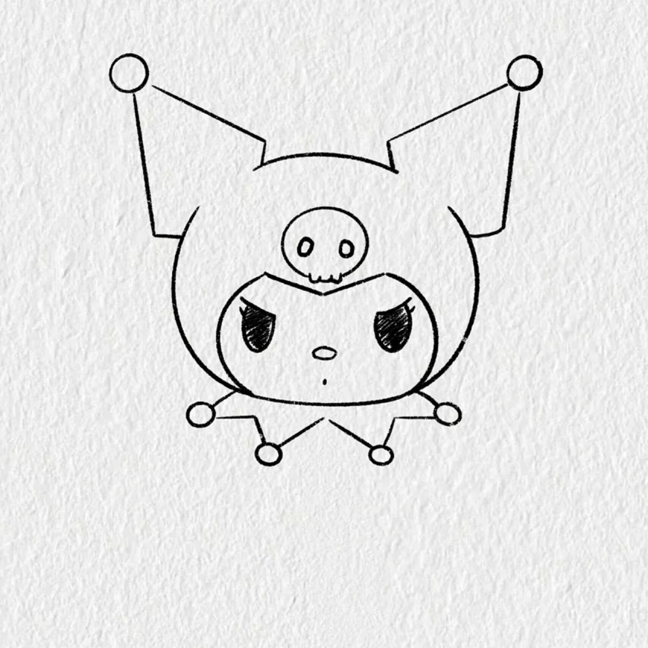 库洛米/简笔画教程 来自投稿