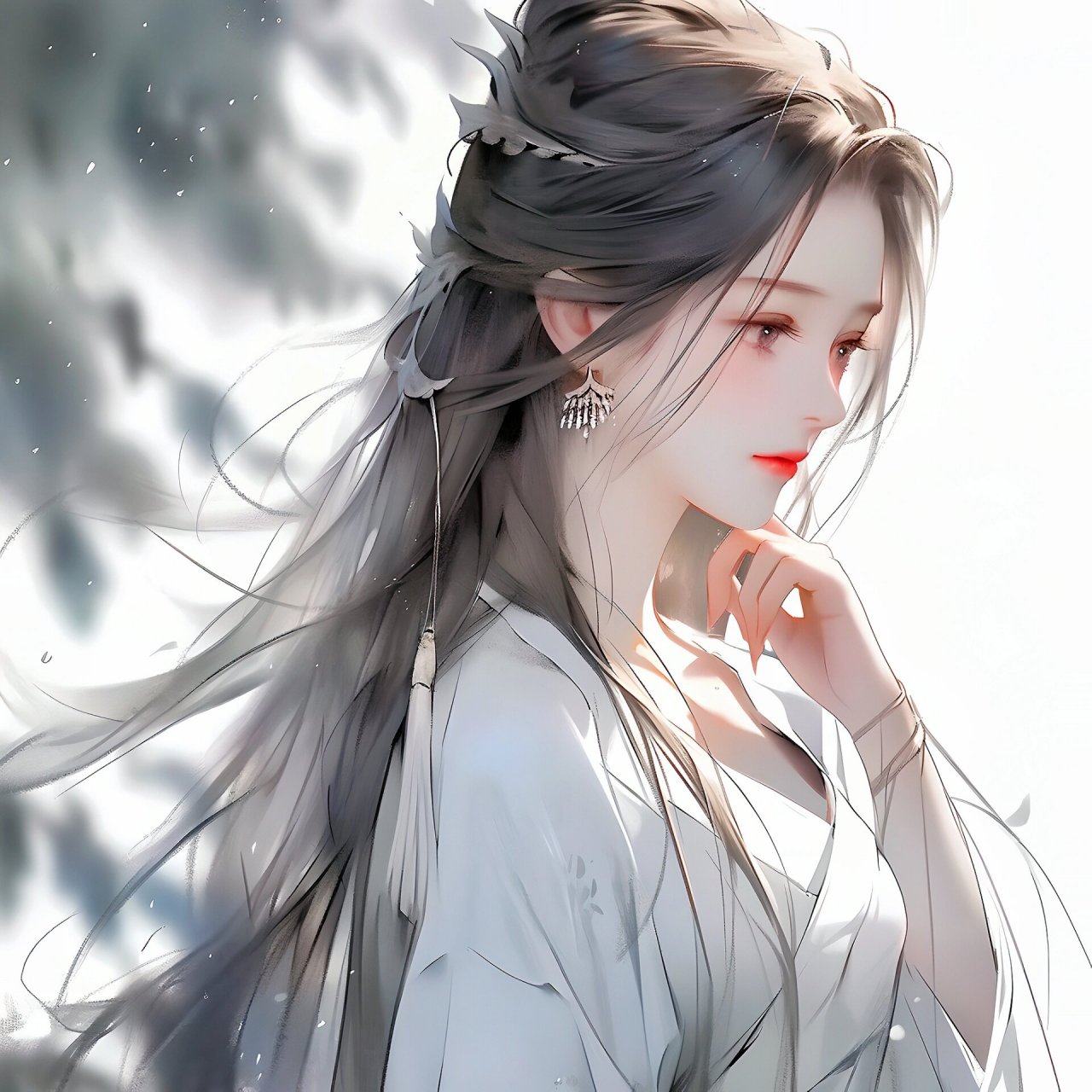 古风清冷美人头像