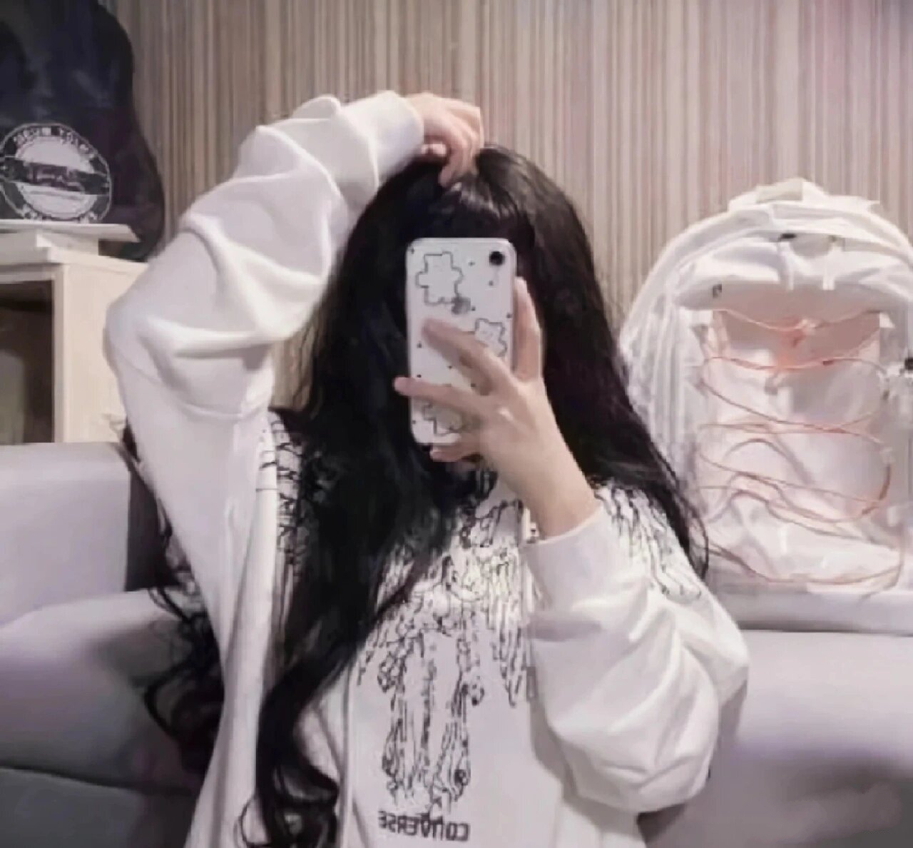 手机挡脸女生头像《第三弹