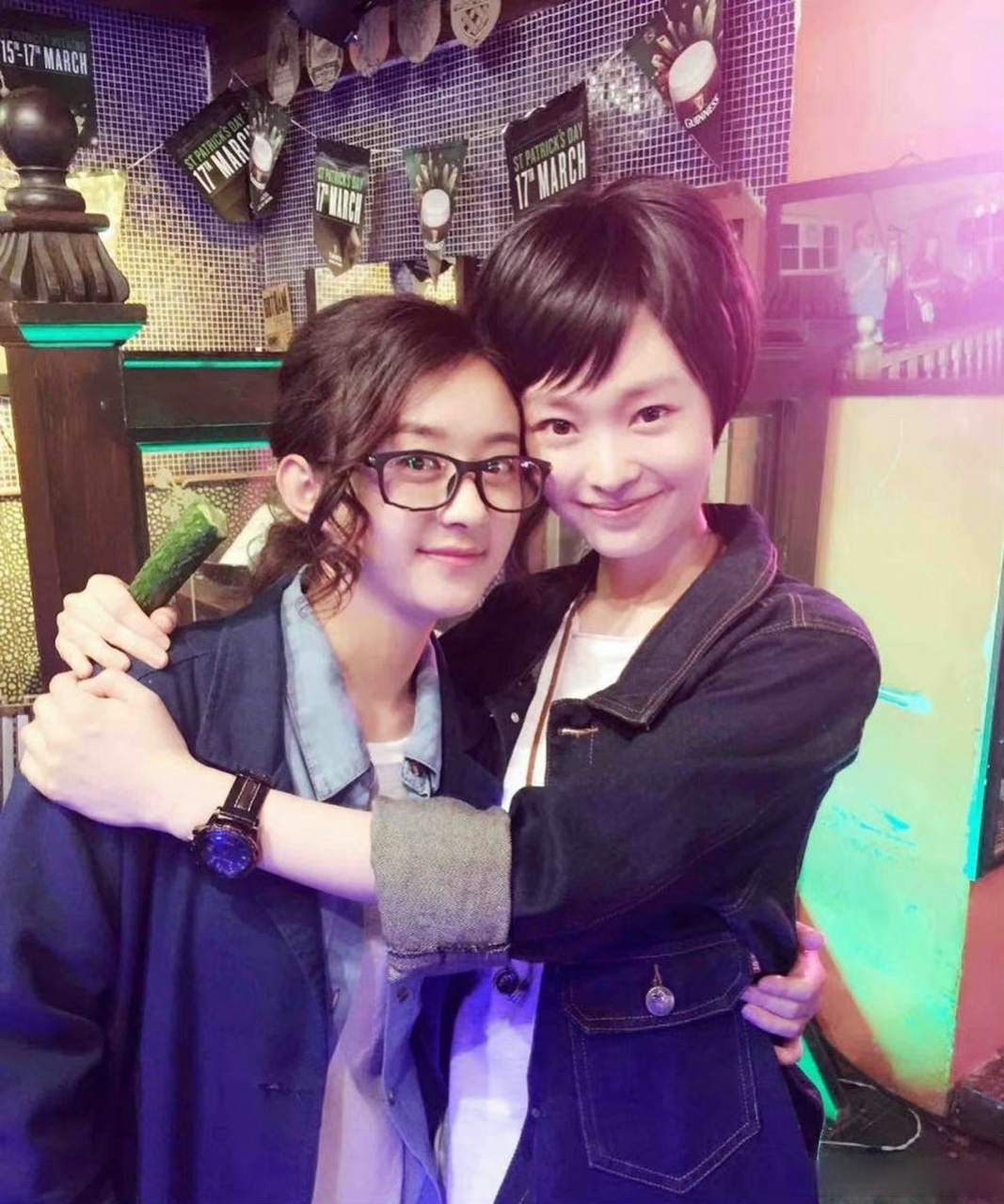 宋轶赵丽颖早期合照#原来两个人在那么早之前就有过合作,我觉得那个