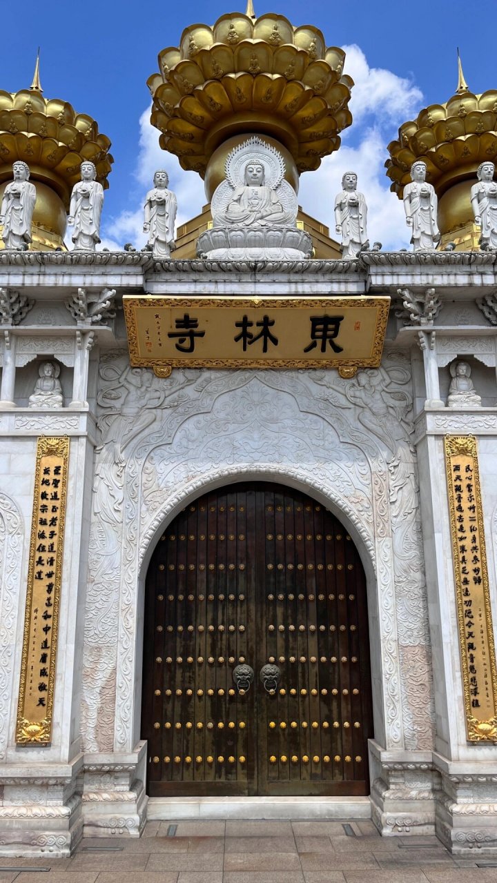 上海周末去那里玩(16/100) 东林寺 藏在金山区里的一座寺庙 门票99