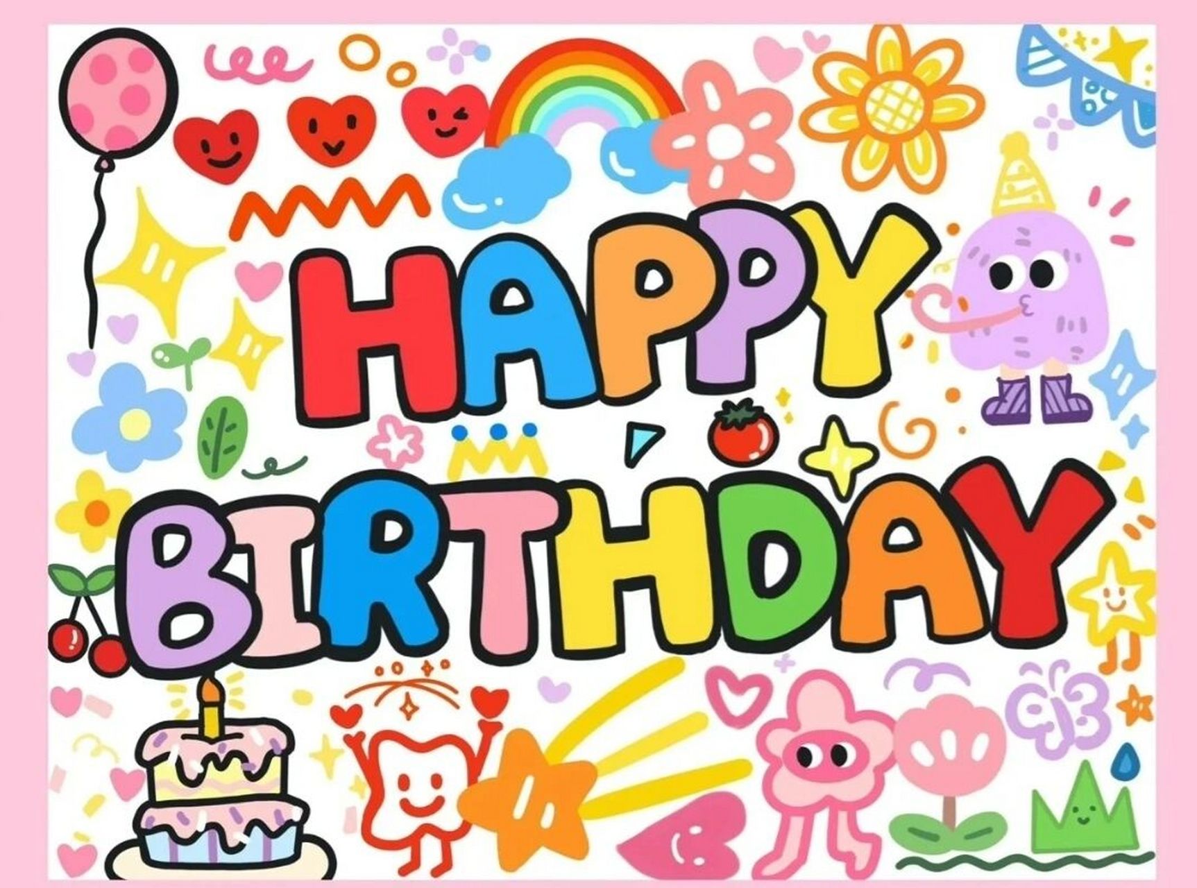 朋友圈生日祝福图片 这么可爱的生日祝福图片 你真的不喜欢吗?