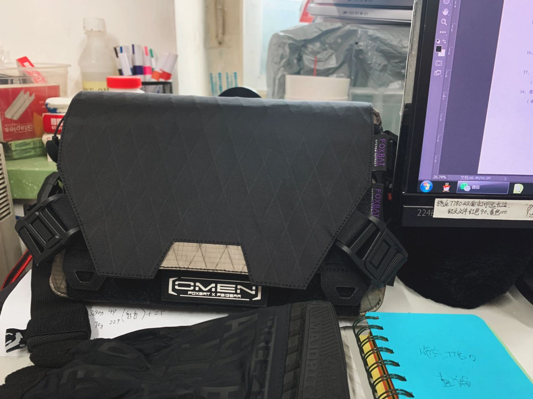 foxbat狐蝠工业so-03前兆 实验款胸包 今日通勤,foxbat狐蝠工业so-03