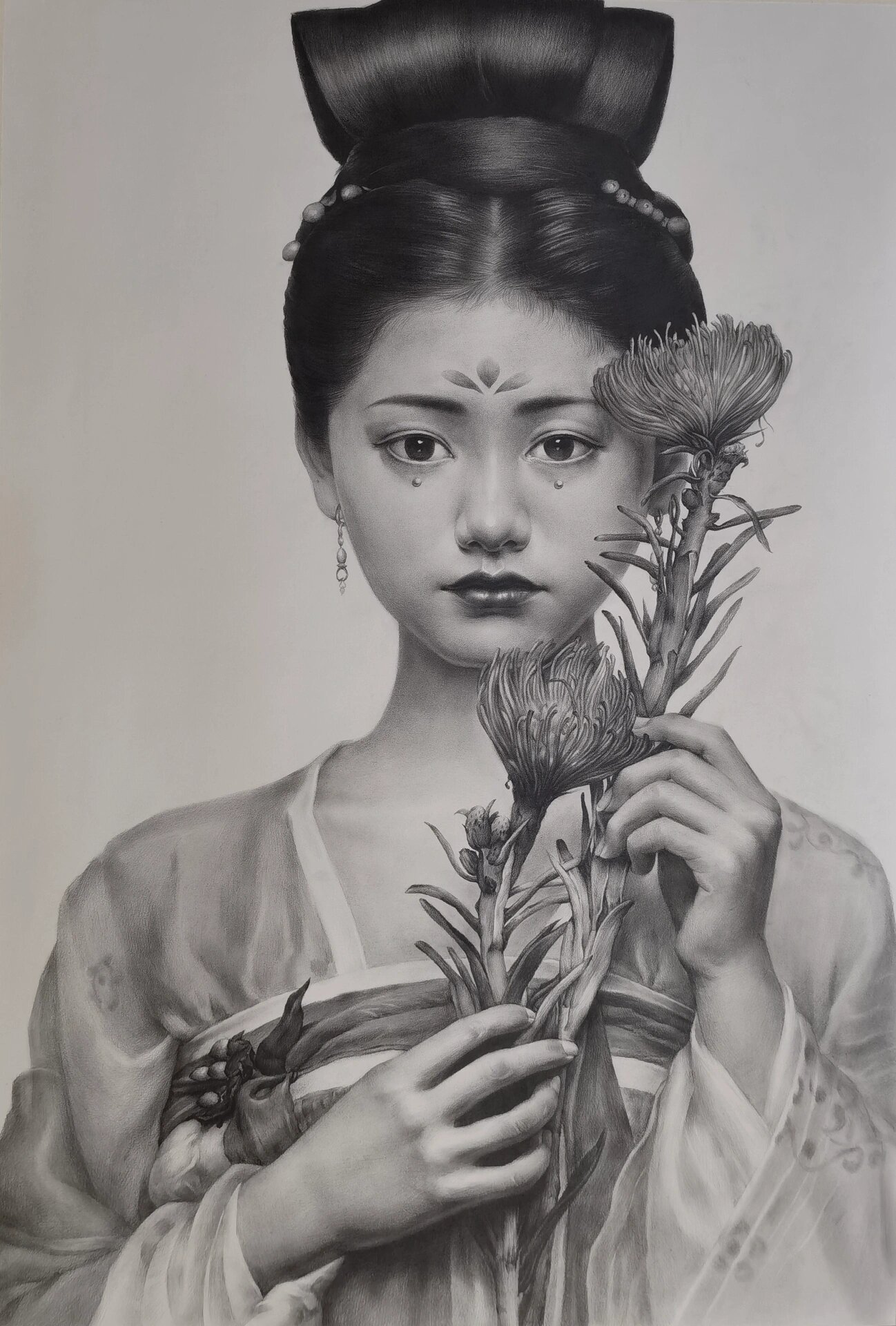 素描人物～古装美女