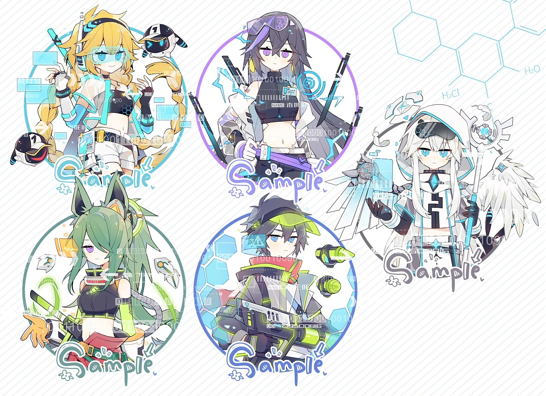 凹凸世界科幻系列 合作社团:の园林铺 稿件描图临摹禁止.