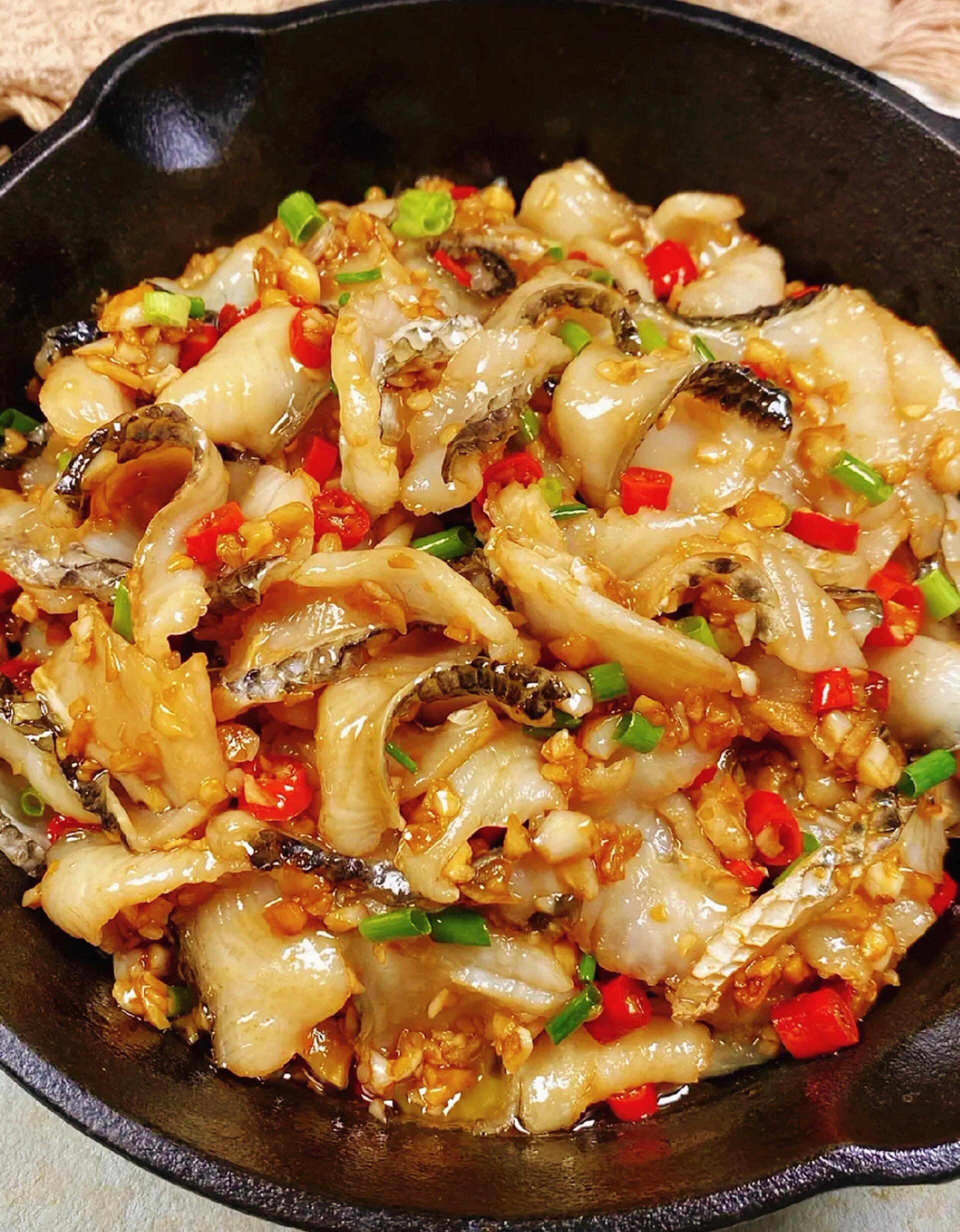 这个蒜蓉鱼片太好吃啦啦啦!快去做