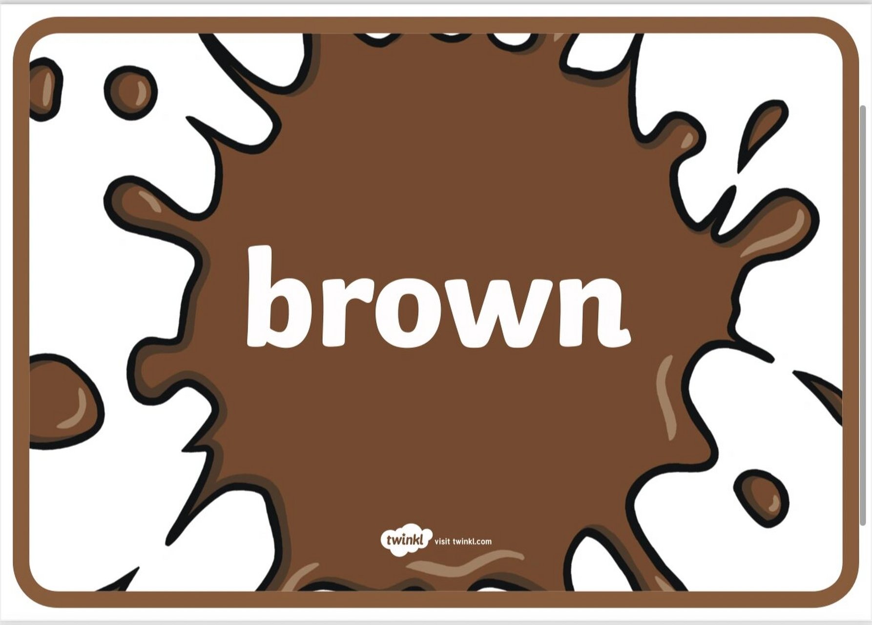 英语启蒙|96颜色单词闪卡color posters 目标词汇97red,yellow