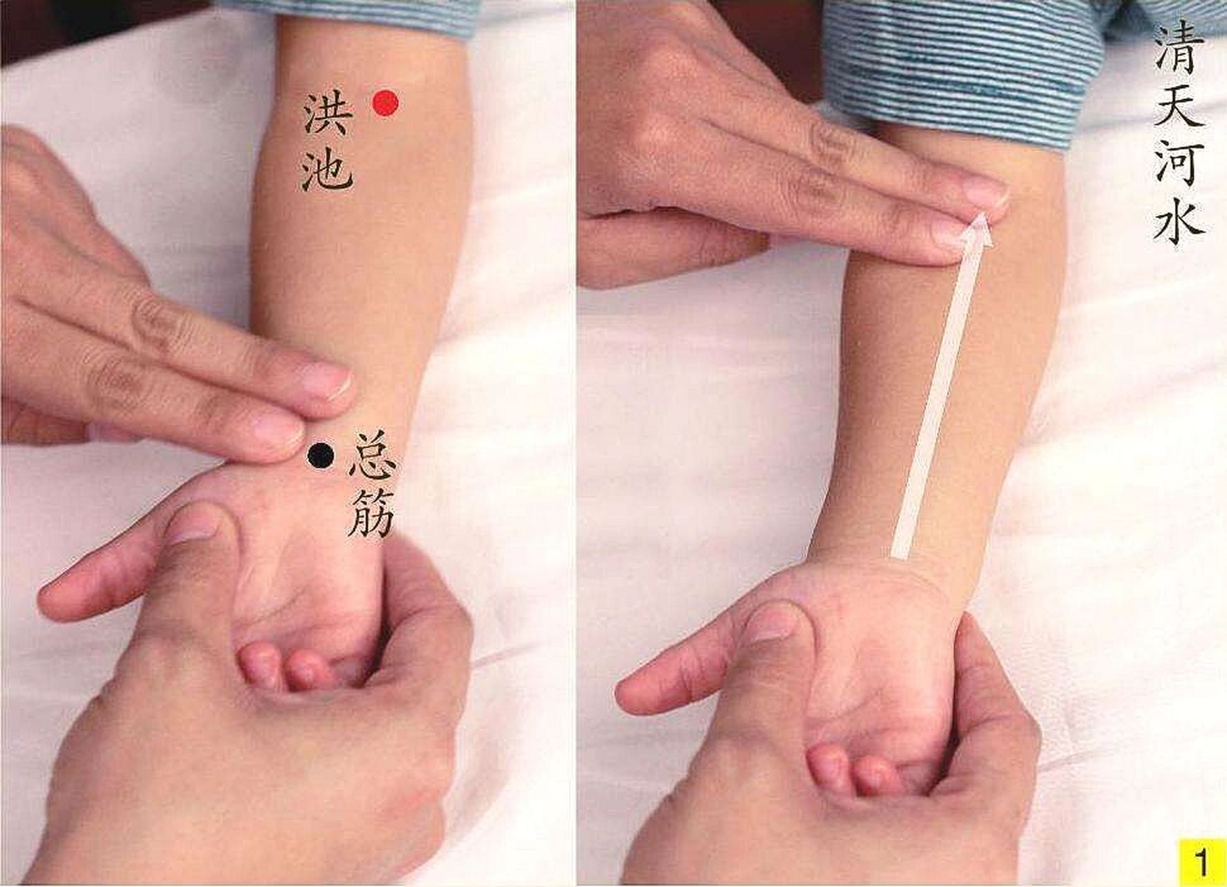 宝宝高烧不退,3个推拿手法温度立马下来!