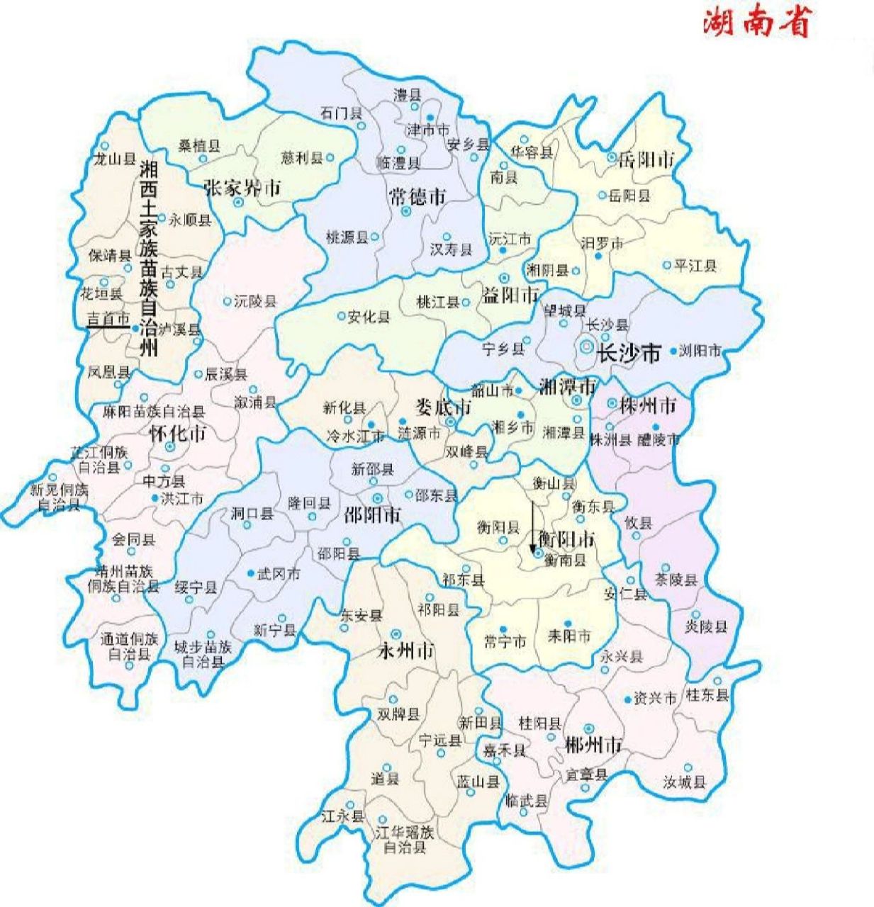 湖南篇:湖南各市面积和2022年gdp排名 面积按大到小 1.怀化面积2.