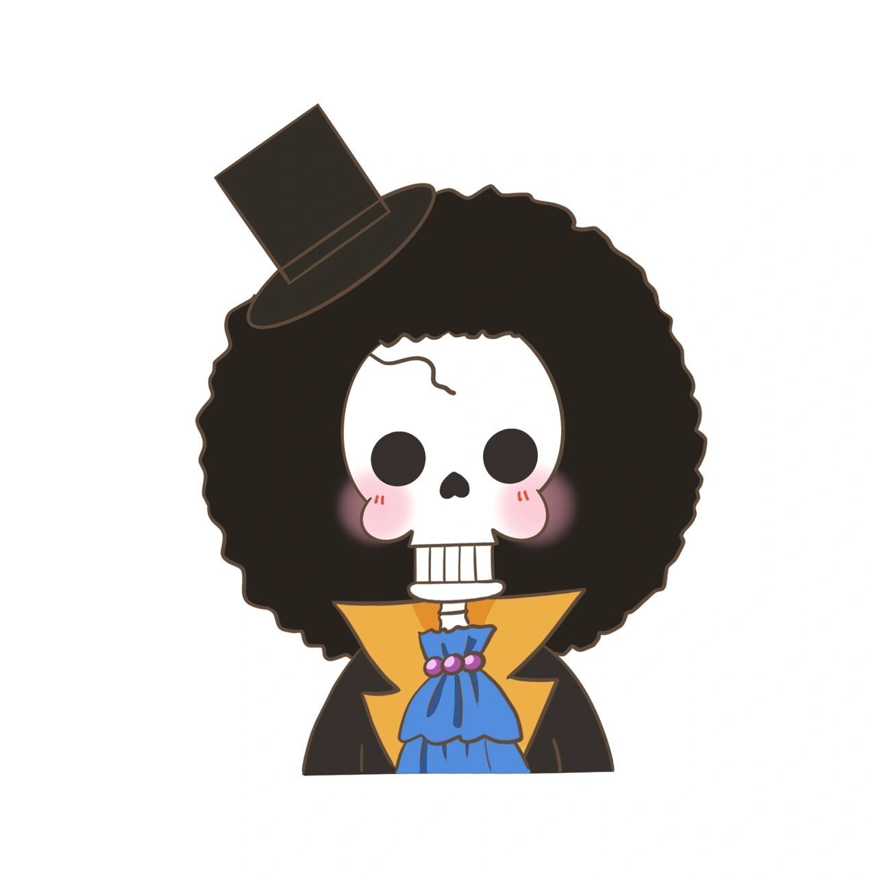 海贼王小头像之布鲁克 喜欢的可自取,不可商用噢