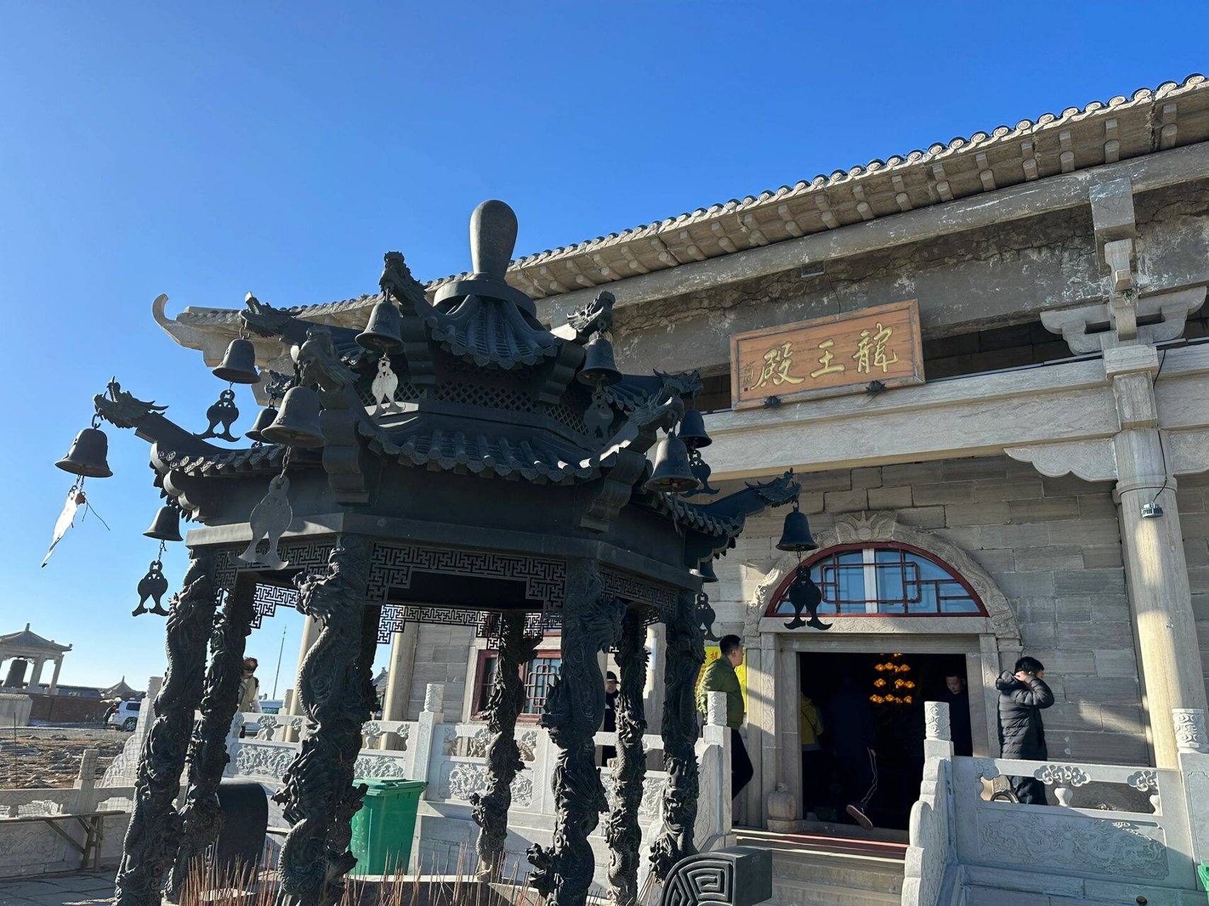 五台山大朝台之北台顶 爬完黛螺顶大智路1080级台阶,马上去朝台售票处