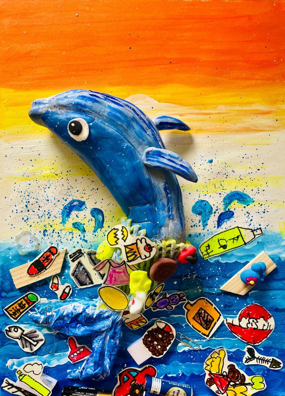 保护海洋主题绘画   幼儿园参赛作品,请勿照搬030303