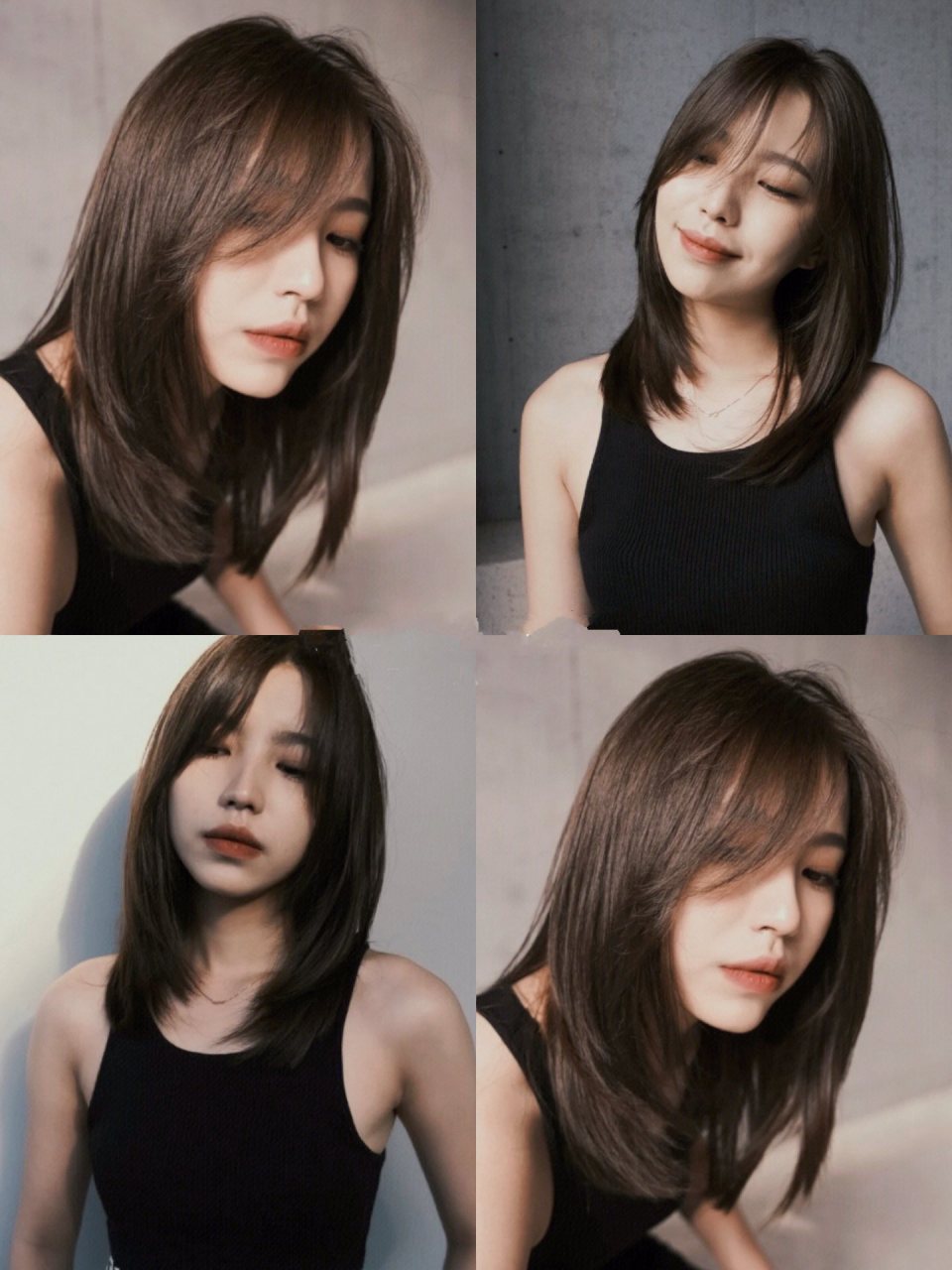 中长发推荐 北京发型|北京做头发|齐肩锁骨发北京|北京剪发|北京理发