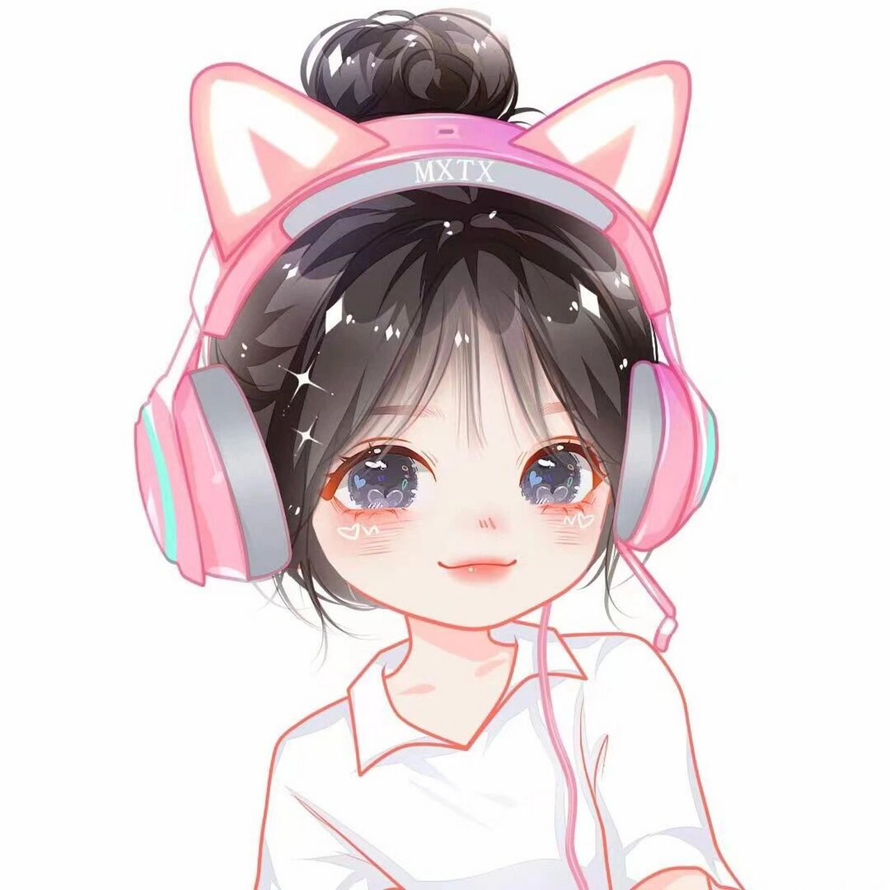 分享超好看的女生卡通手绘头像 手绘头像卡通头像漫画头像女生头像