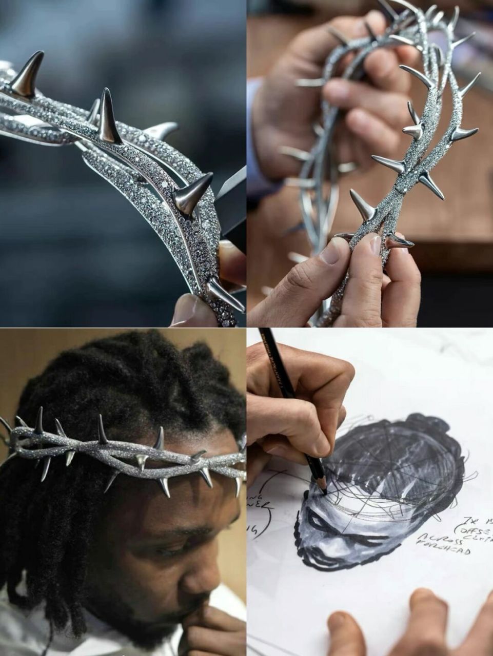 为lamar 特别打造的荆棘王冠.