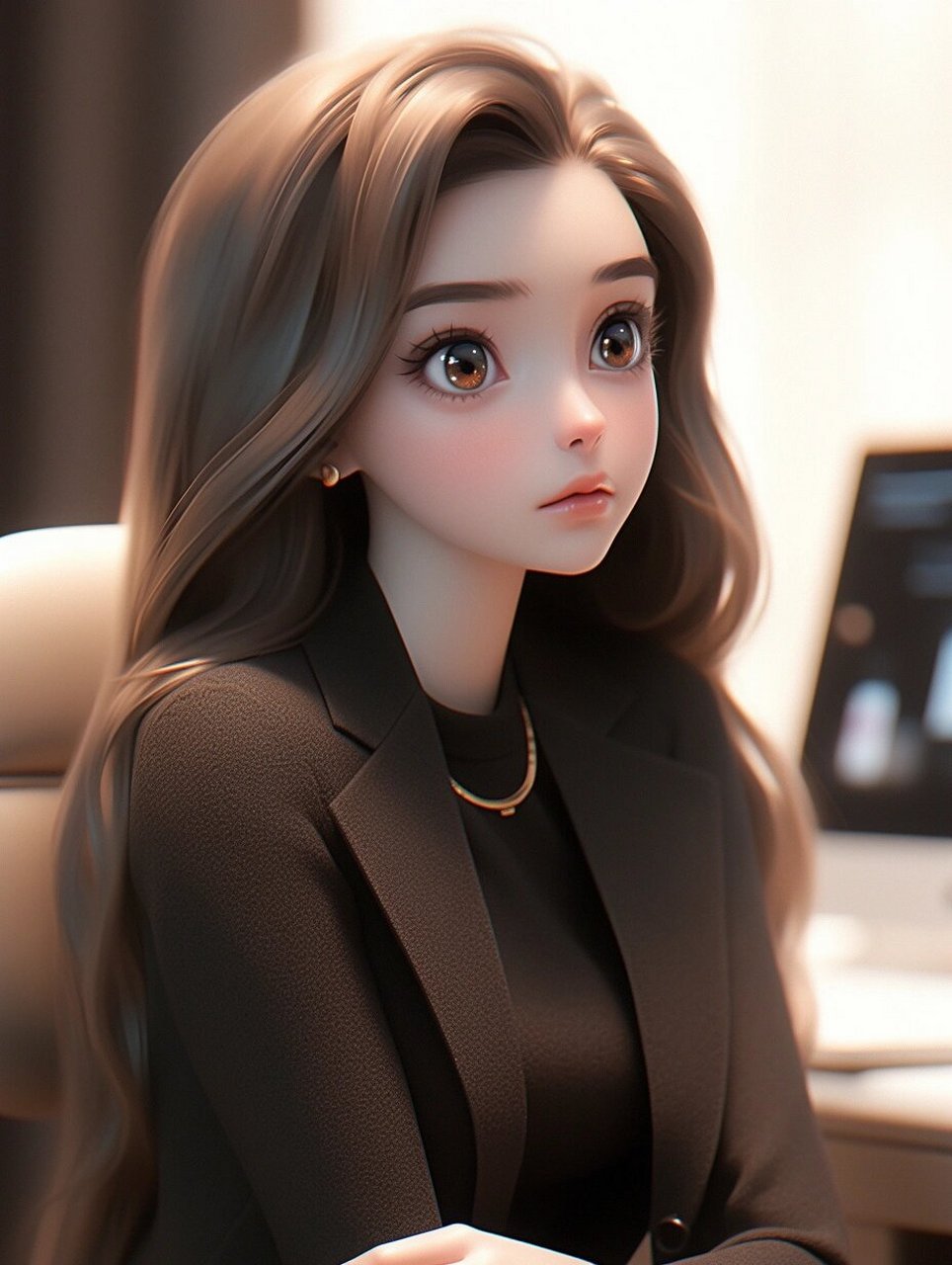 职业头像# #女生头像# #优质女生头像# #头像# #工作# #电脑# #工作