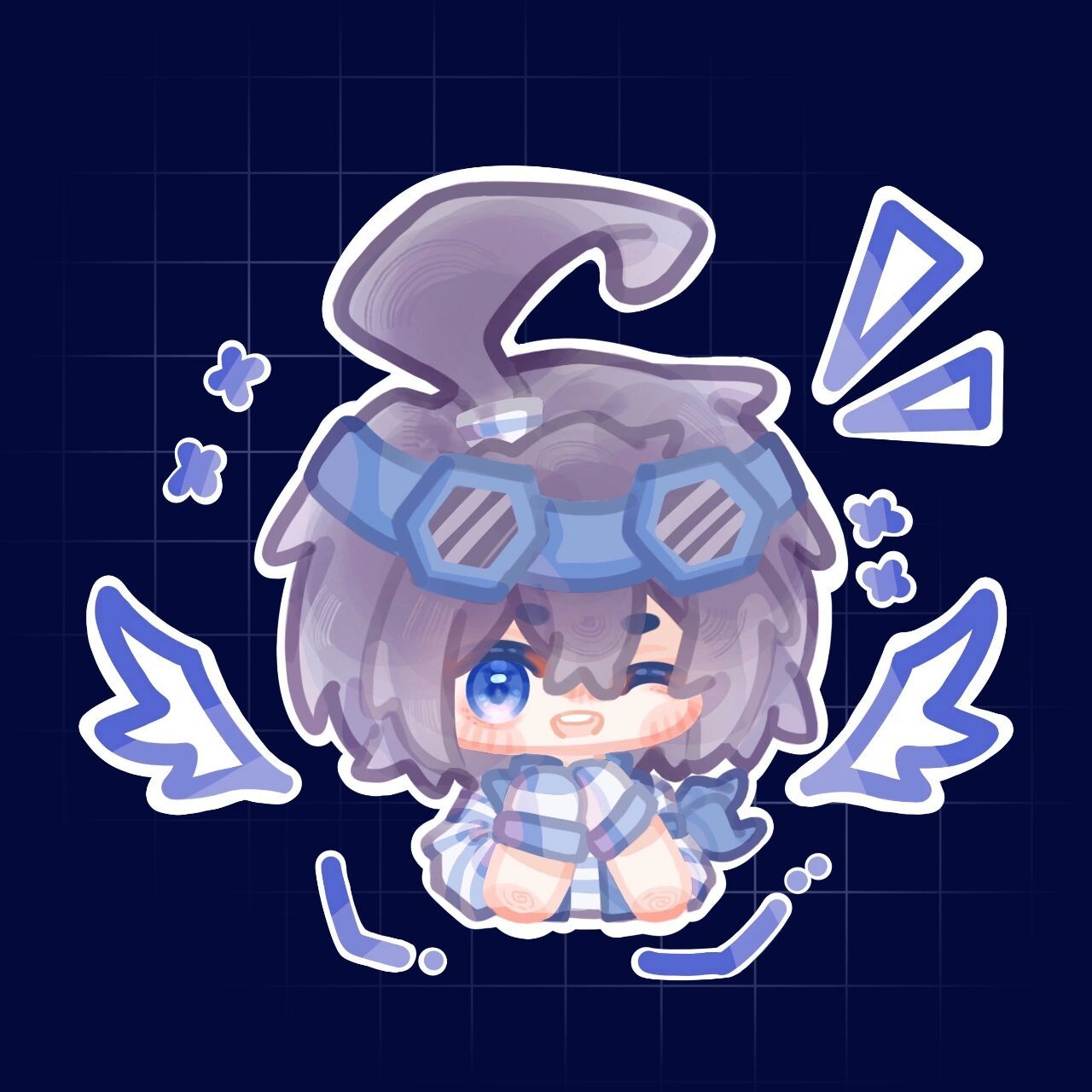 艾比是之前画的!