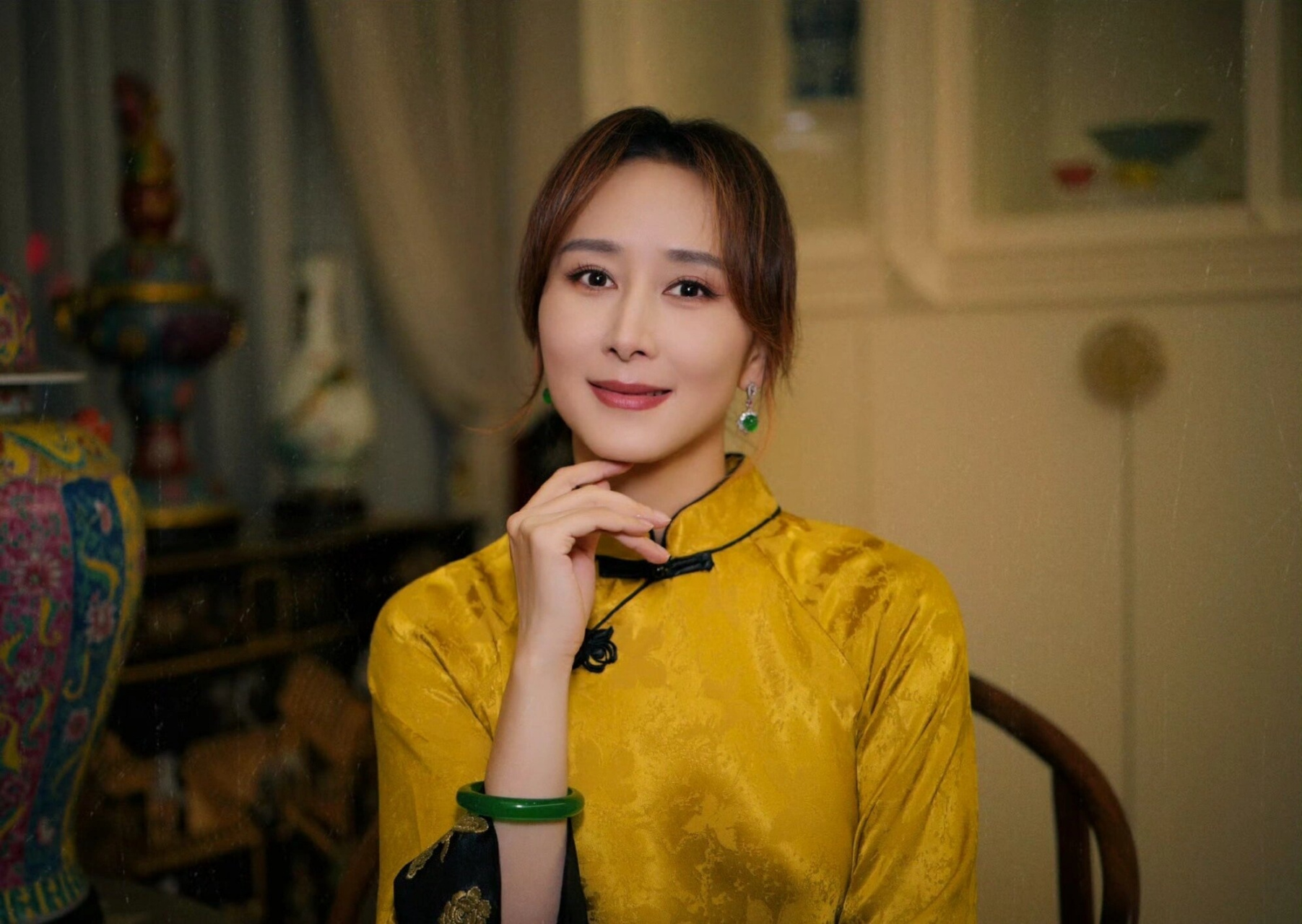 胡静##马来西亚旅行# 胡静姐姐参加"中马建交50周年新春招待会"蚁席