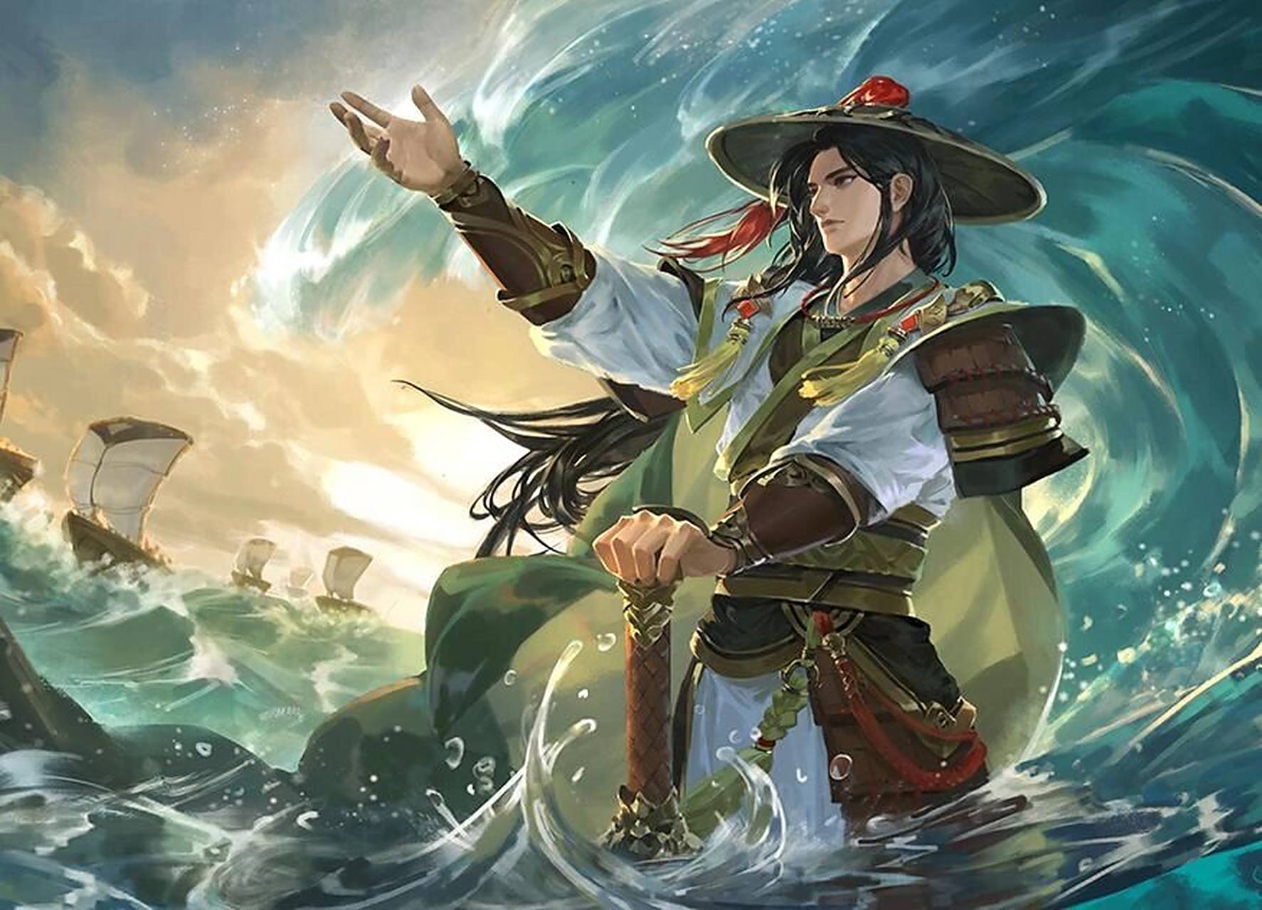 【三国杀吴003吕蒙】 吴国003号卡牌,留得青山在,不怕没柴烧!