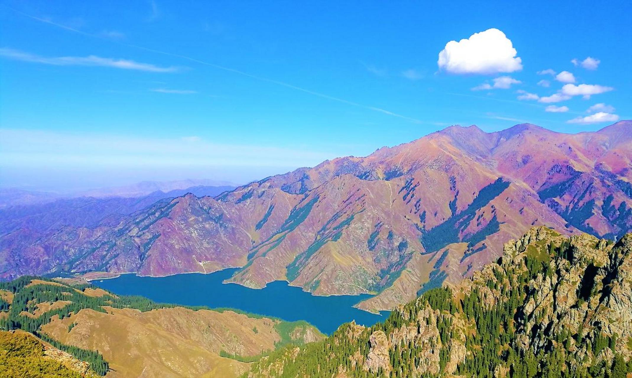 博格达峰新疆天山天池 博格达峰新疆天山天池