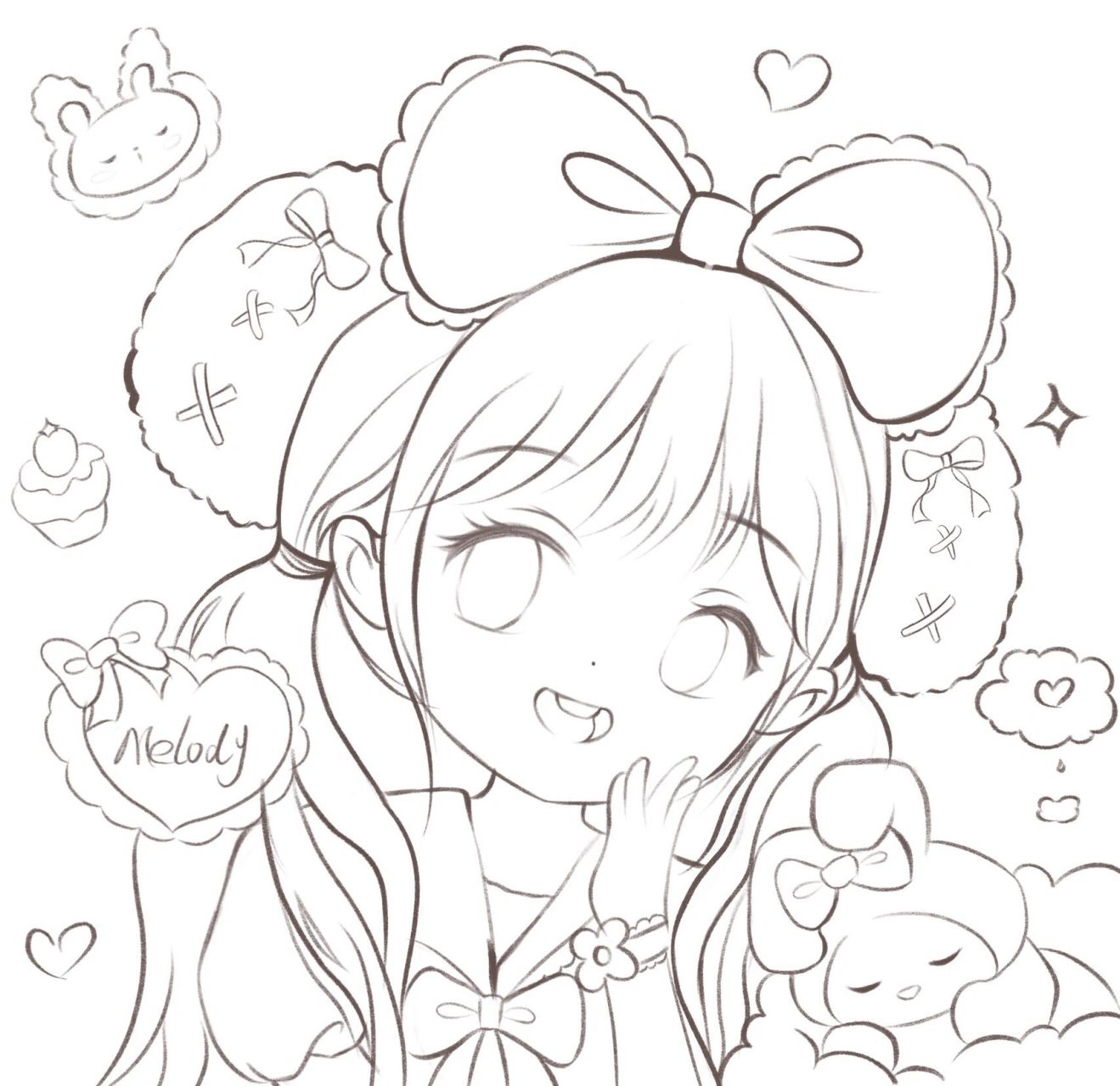 q 版头像|美乐蒂拟人 793134 3730353534 1460