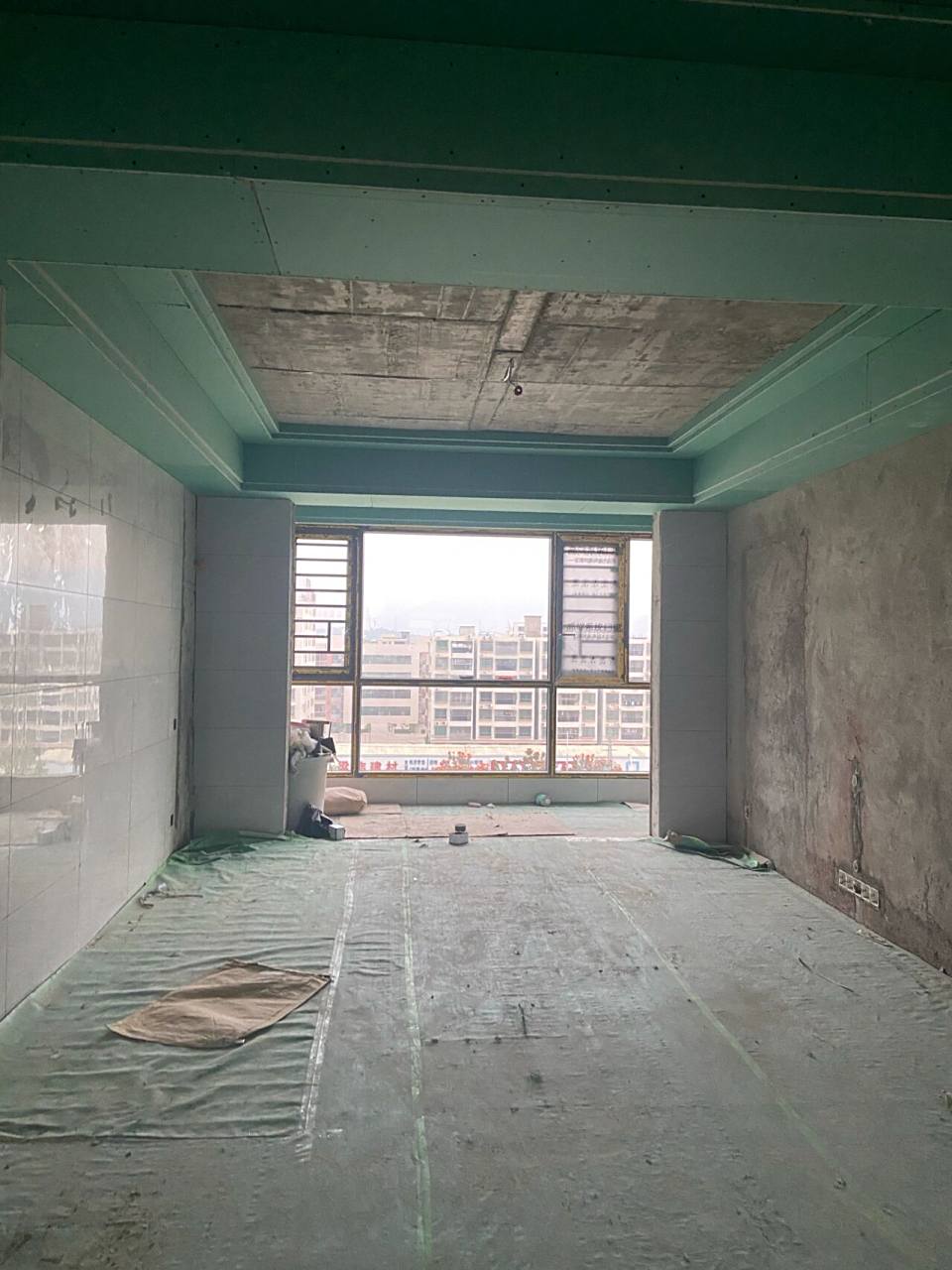 双眼皮吊顶完成啦73 装修进度9750% 	 本来吊顶的预算是一万以内