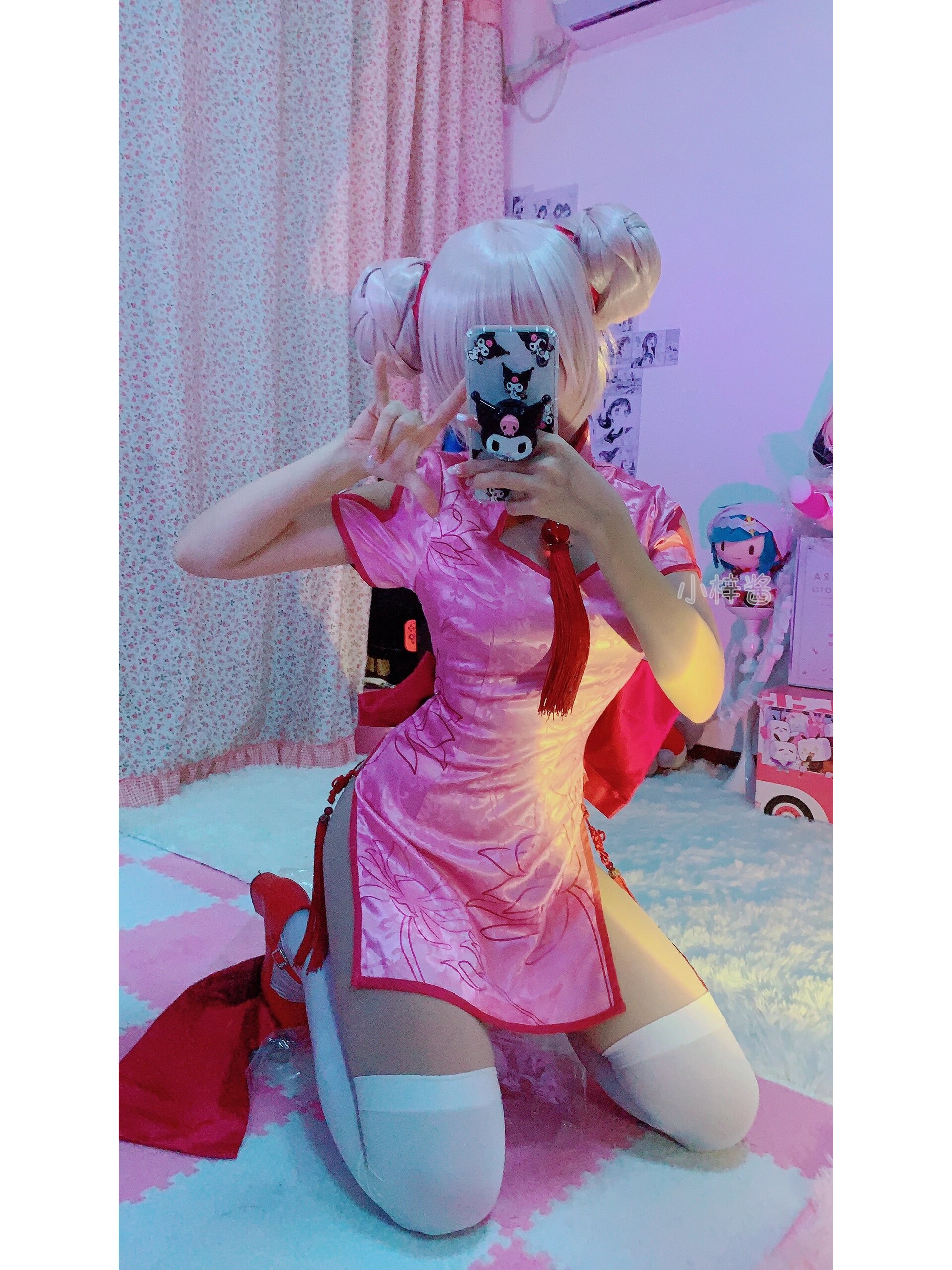 旗开得胜!小乔同人旗袍cos