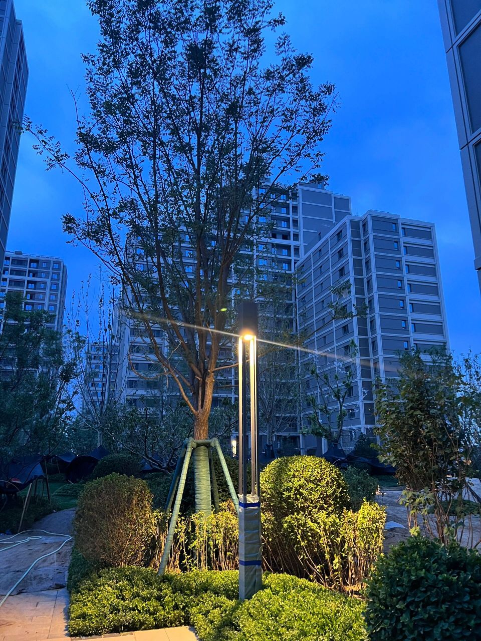 夜幕下的奥海明月