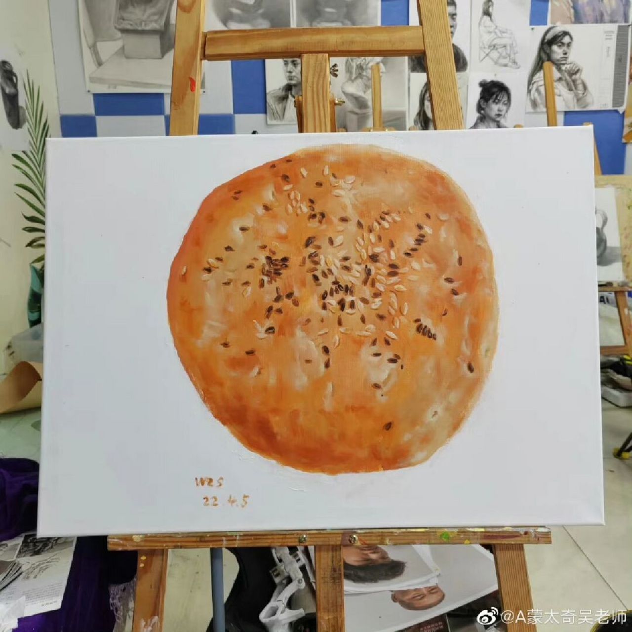 老师给我画了个饼,让我考央美! #美术生# #美术# #色彩静物